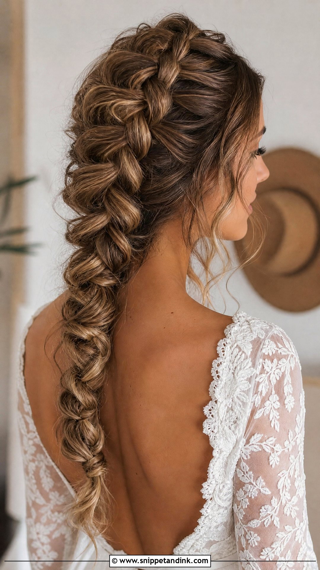 Boho Dutch Braid Wedding Hairstyle - Snippet and Ink - 15 Boho Braids Wedding Hairstyles