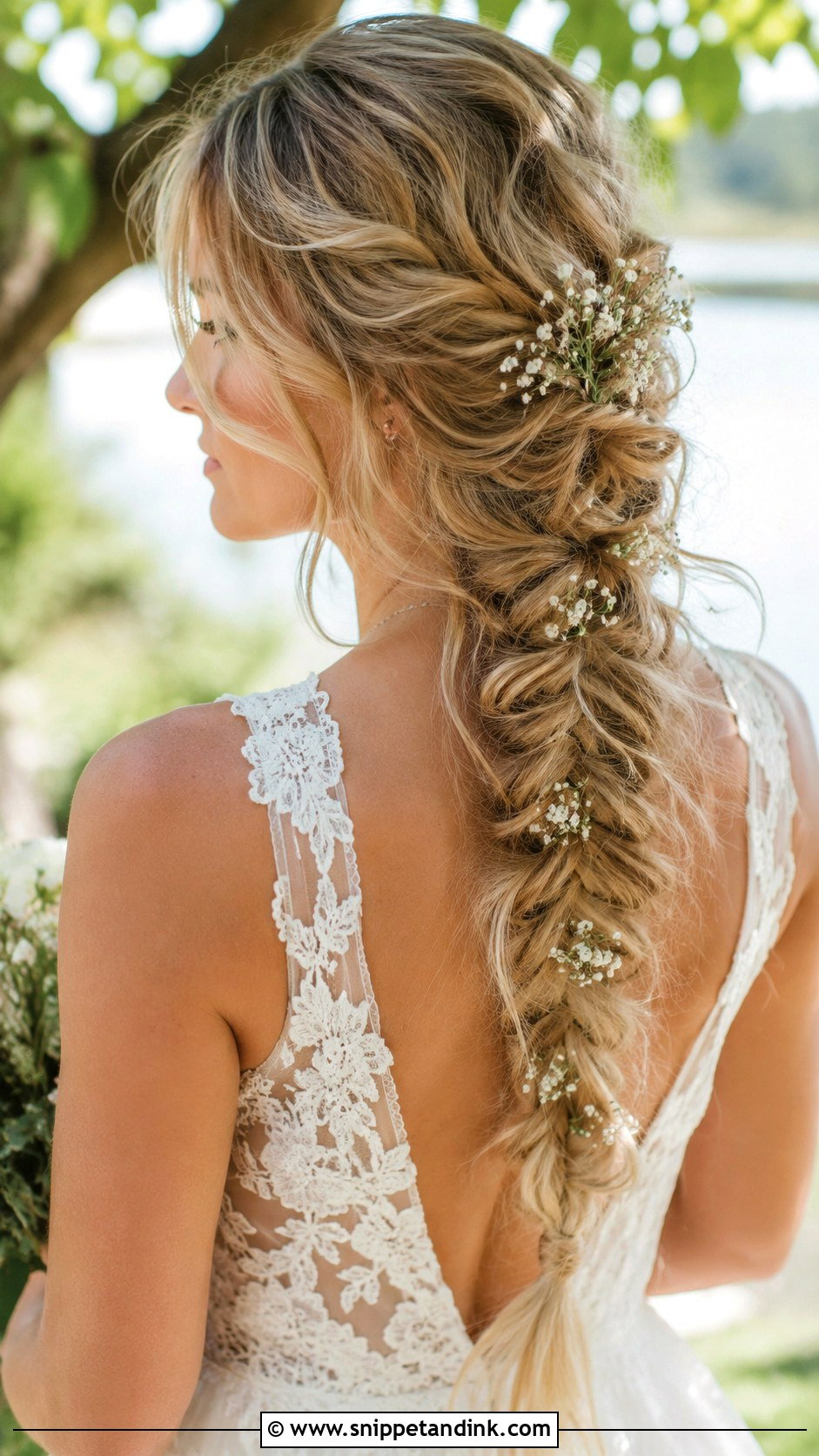 Boho Fishtail Braid - Snippet and Ink - 20 Bride Braid Ideas