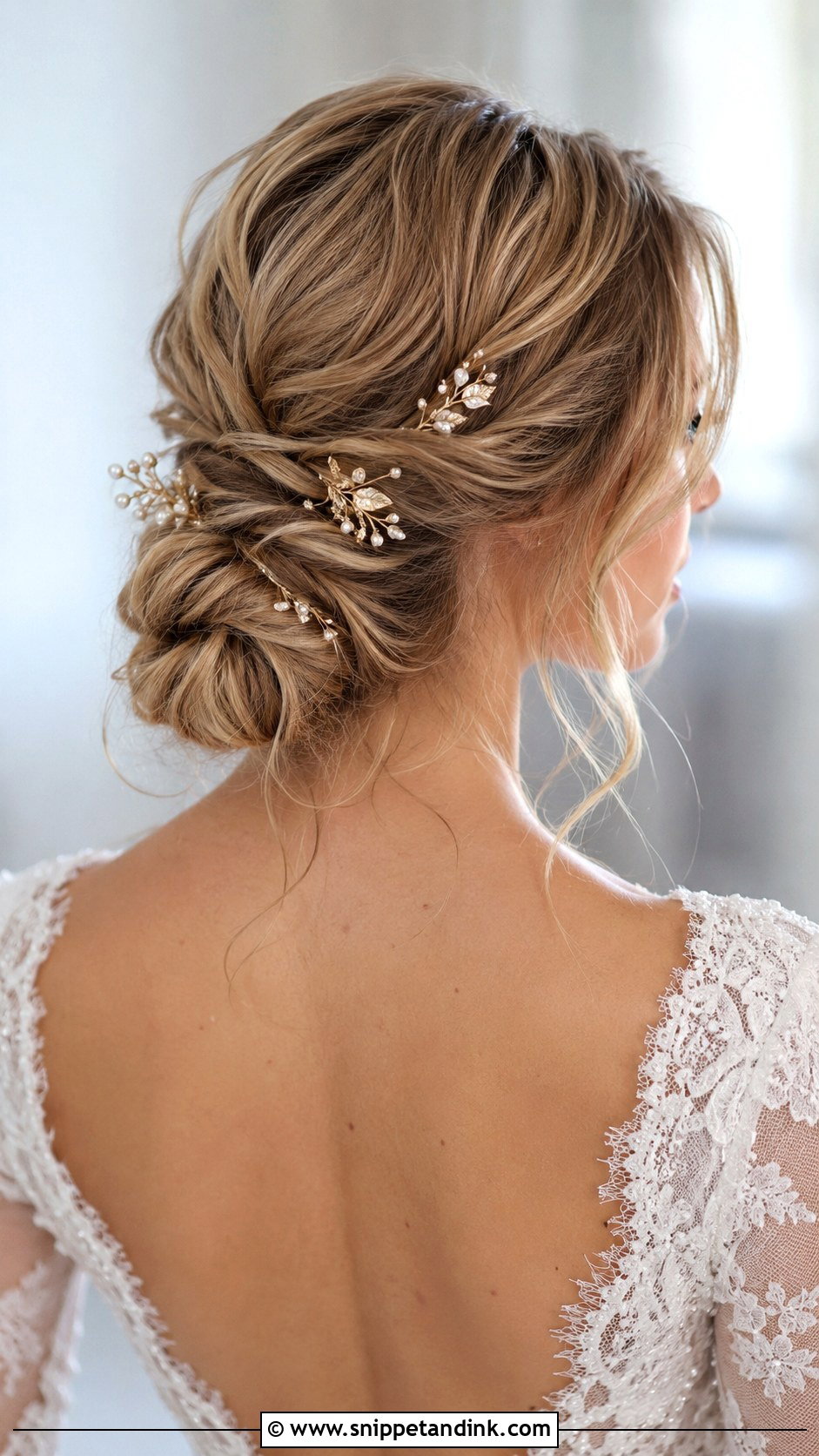 Boho Fishtail Braid Updo Wedding Hairstyle - Snippet and Ink - 25 Boho Braid Wedding Hair Ideas
