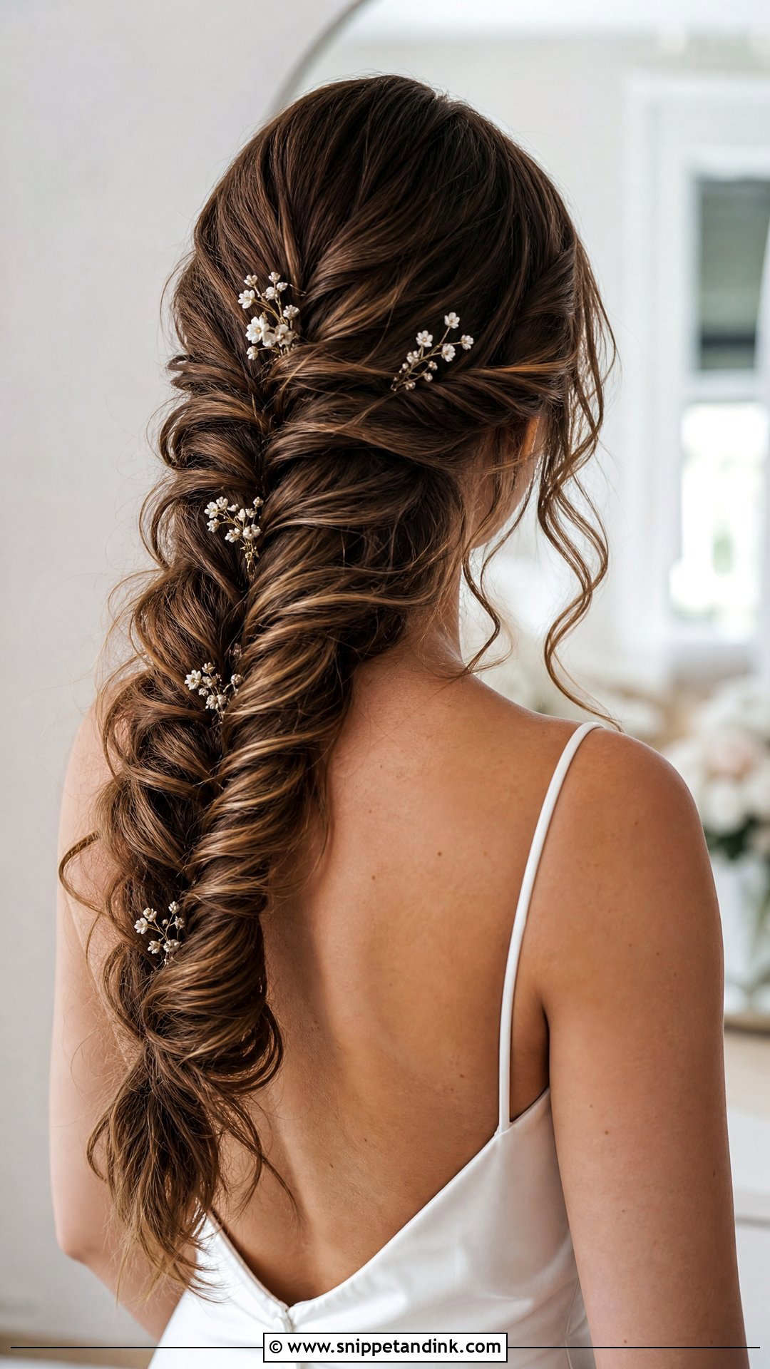 Boho Fishtail Braid Wedding Hairstyle - Snippet and Ink - 15 Boho Braids Wedding Hairstyles