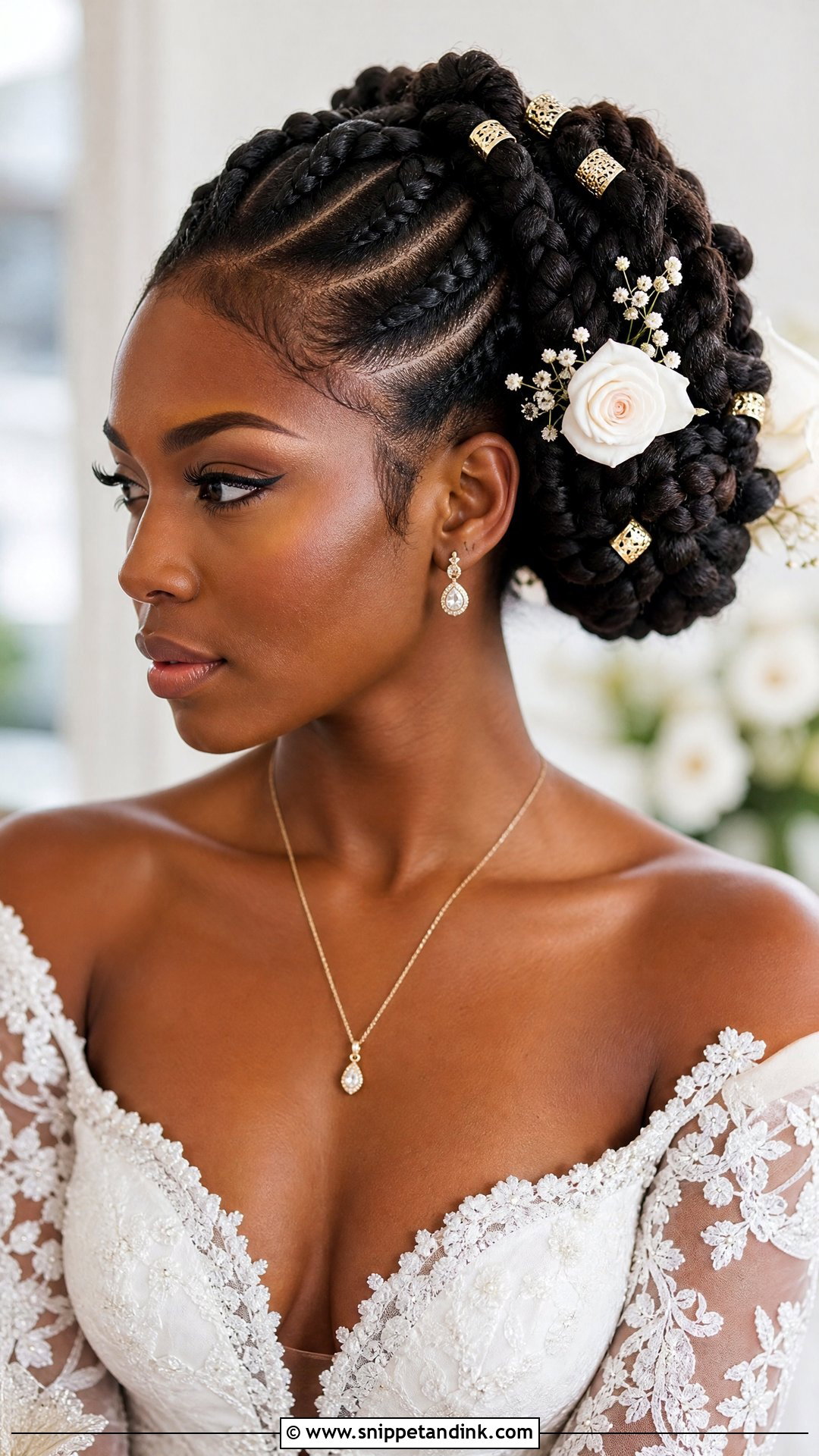 Boho Goddess Braids Wedding Hairstyle - Snippet and Ink - 20 Boho Braids Wedding