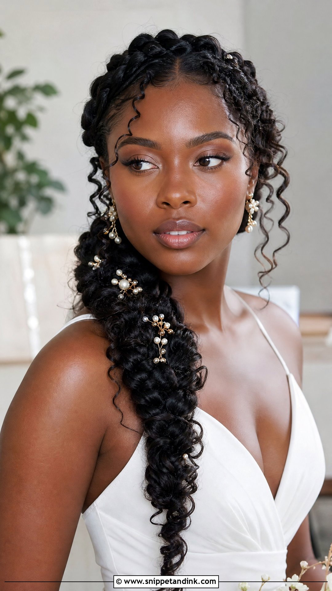 Boho Goddess Braids Wedding Hairstyle - Snippet and Ink - 15 Boho Braids Wedding Hairstyles