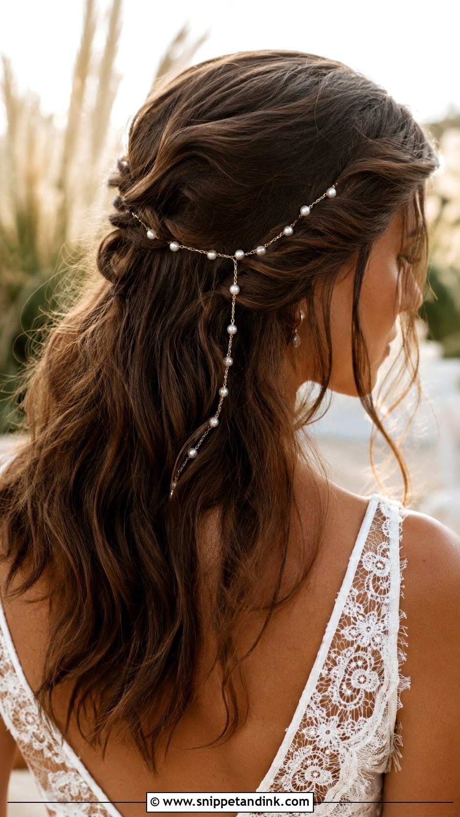 Boho Hair Chain - Snippet and Ink - 20 Wedding Hair Accessories for Bride