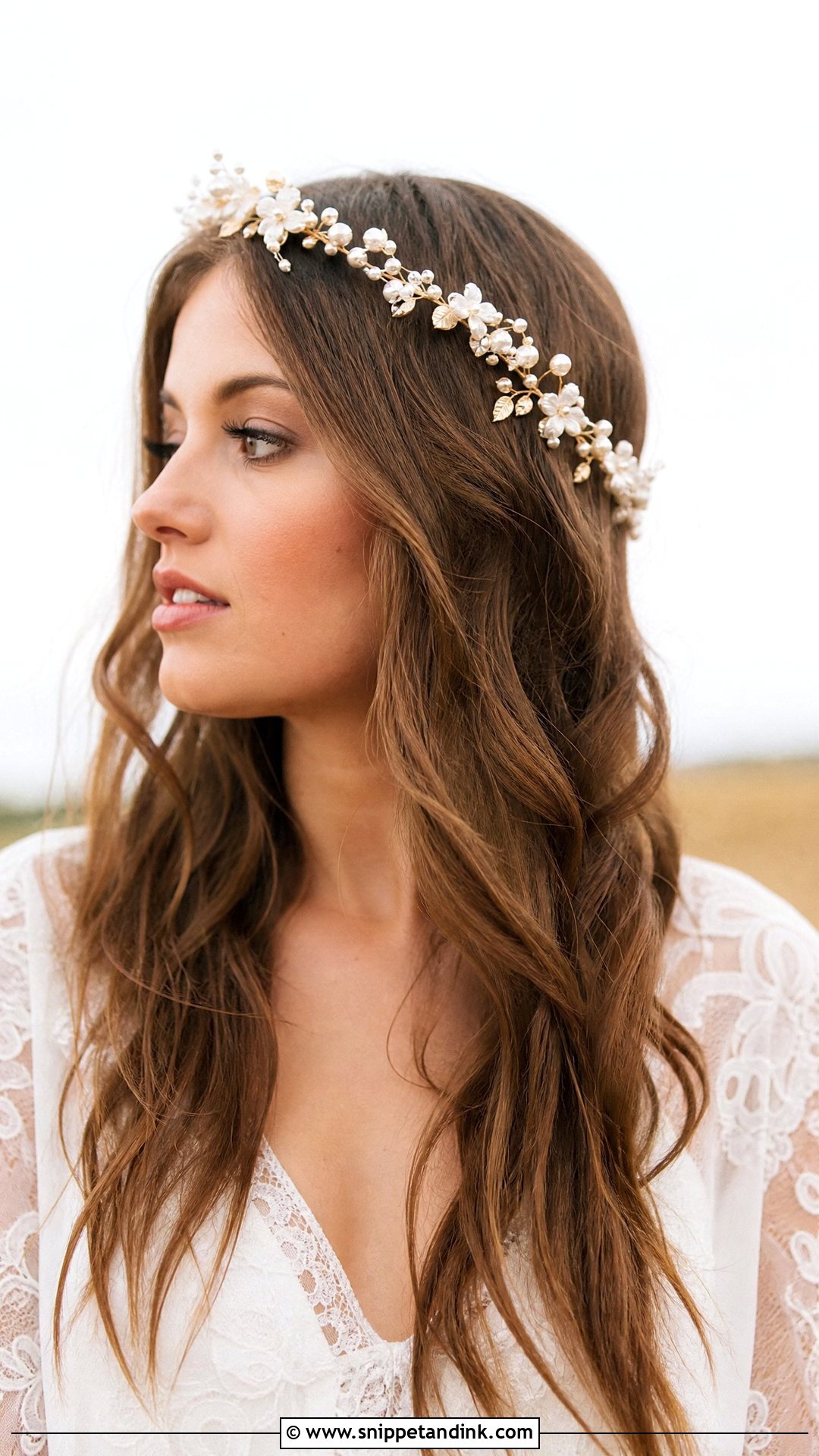 Boho Hair Halo - Snippet and Ink - 25 Bridal Hair Pieces