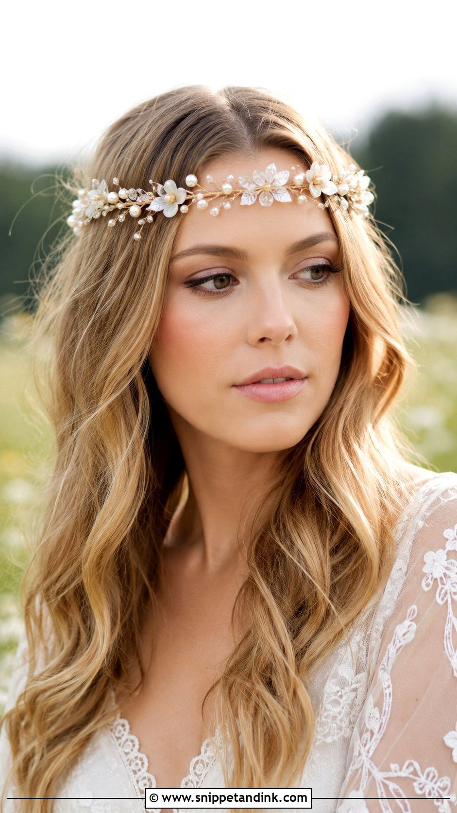Boho Headband Wedding Hair - Snippet and Ink - 25 Bohemian Wedding Hair Ideas