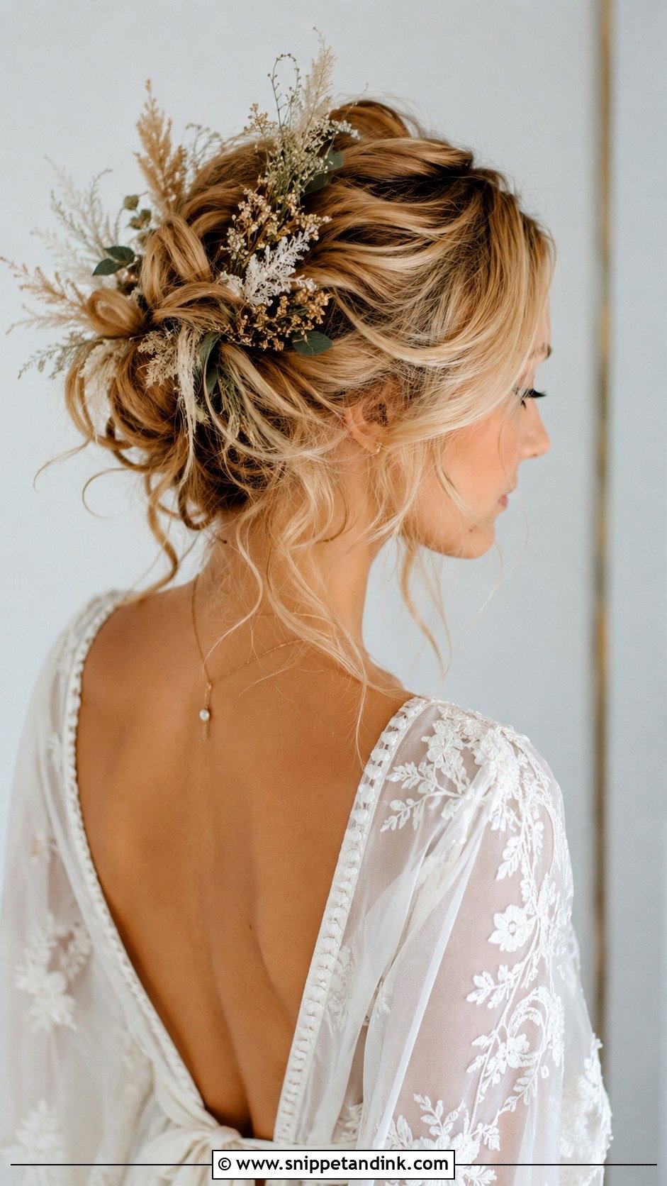 Boho Knotted Updo - Snippet and Ink - 25 Fine Hair Wedding Updo Ideas