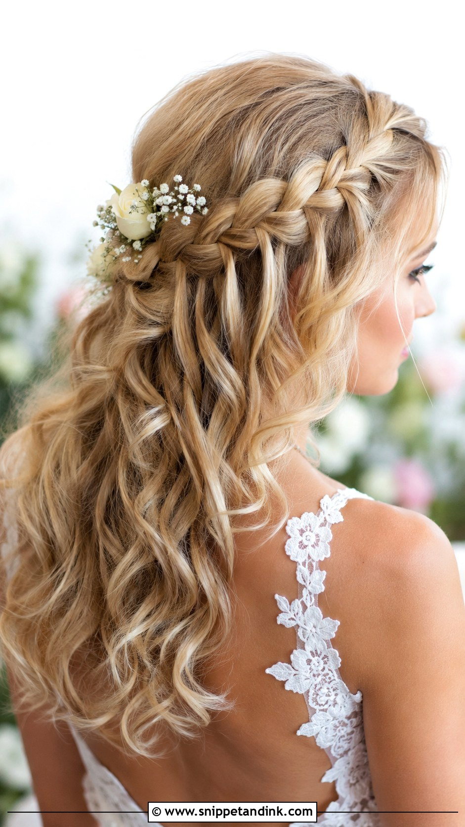 Boho Loose Braid Wedding Hairstyle - Snippet and Ink - 20 Wedding Hairdos for Long Hair