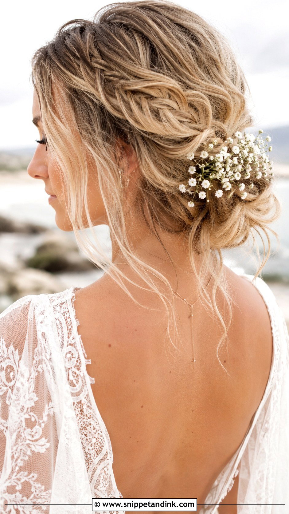 Boho Loose Bun Wedding Hair - Snippet and Ink - 20 Loose Bun Hairstyles Wedding