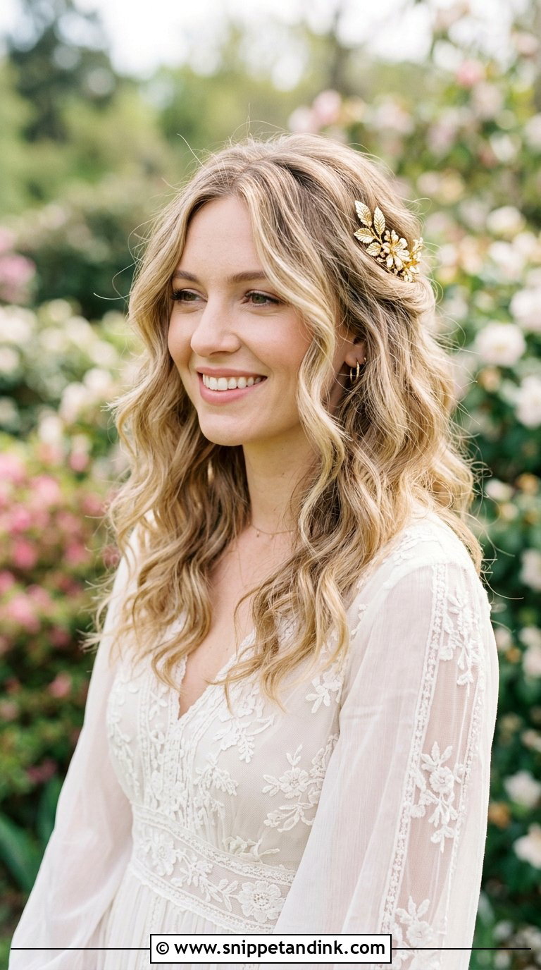 Boho Loose Curls Tutorial - Snippet and Ink - 20 Bridal Hair Tutorial Ideas