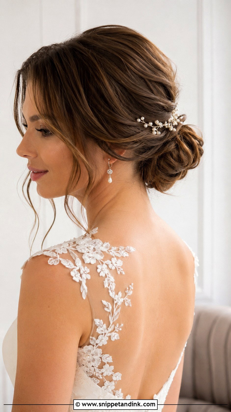 Boho Loose Updo - Snippet and Ink - 25 Wedding Hair Up Do Ideas