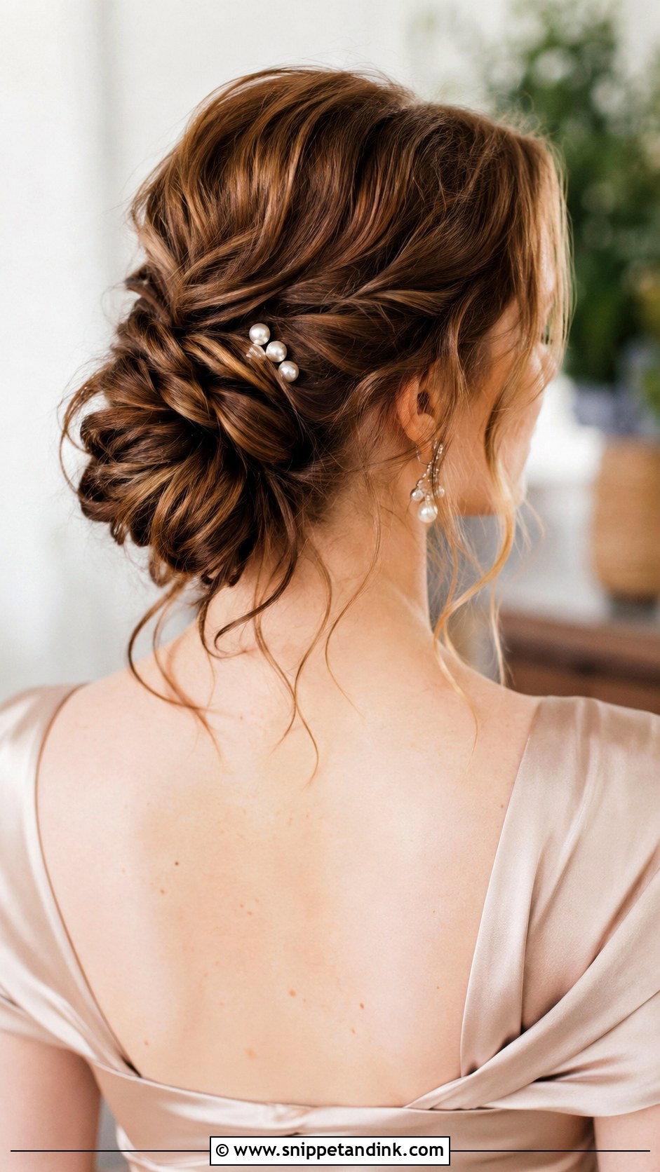 Boho Low Bun Bridesmaid Hair - Snippet and Ink - 20 Boho Bridesmaid Hairstyles