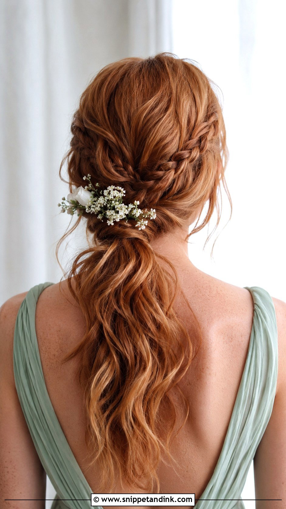 Boho Low Pony Bridesmaid Hair - Snippet and Ink - 20 Low Pony Bridesmaid Hair Ideas