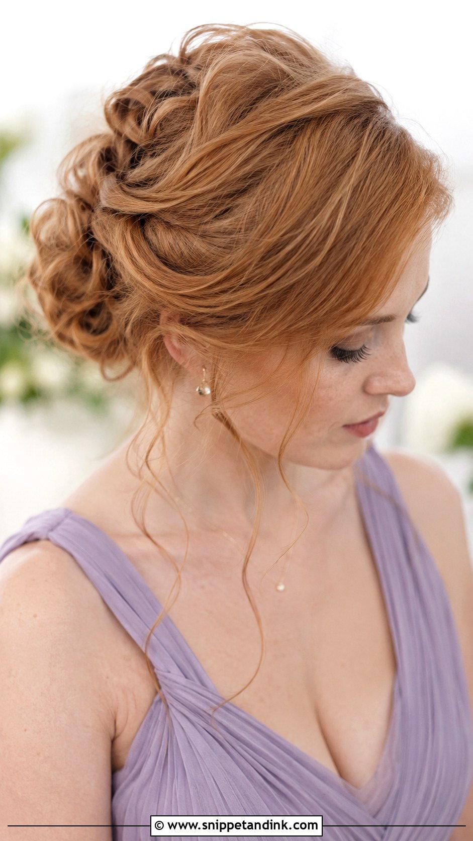 Boho Messy Updo Bridesmaid Hair - Snippet and Ink - 20 Boho Bridesmaid Hairstyles