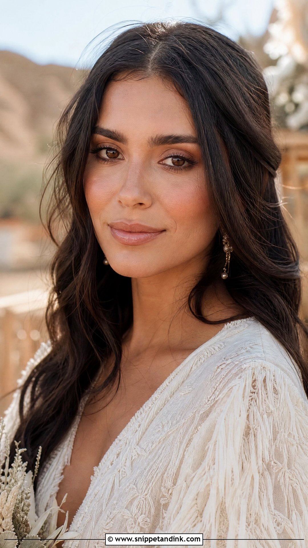 Boho No Makeup Bride - Snippet and Ink - 20 No Makeup Bride Ideas