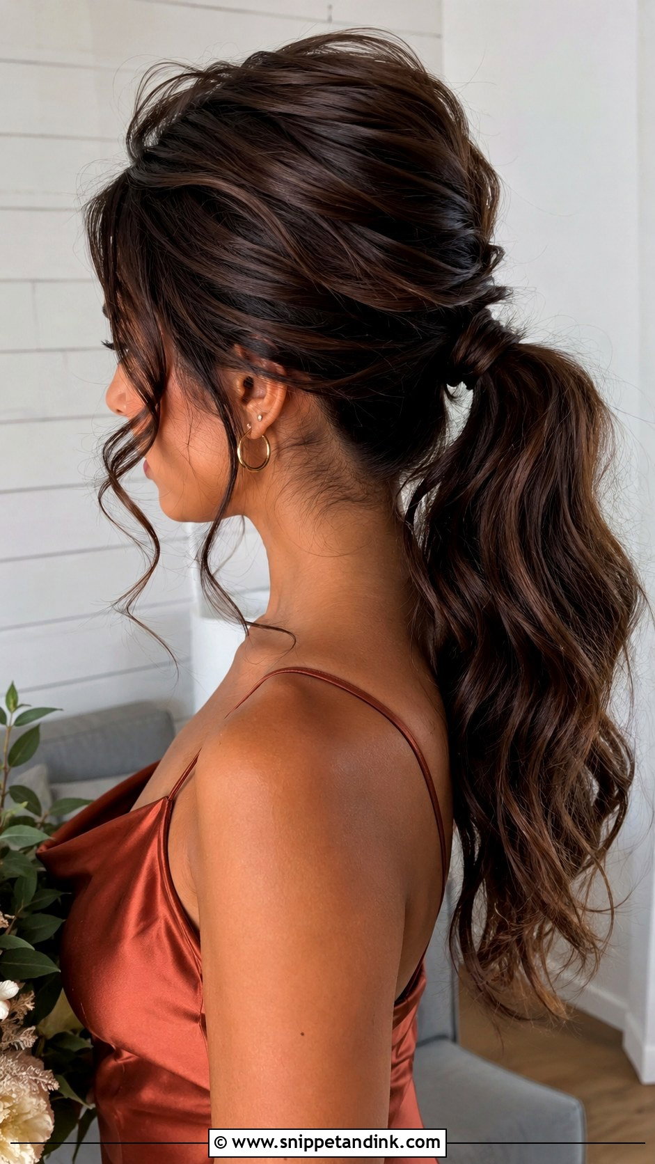 Boho Ponytail Bridesmaid Hair - Snippet and Ink - 20 Boho Bridesmaid Hairstyles