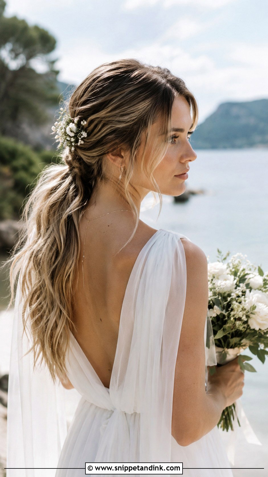 Boho Ponytail With Texture - Snippet and Ink - 20 Mamma Mia Wedding Hair Ideas