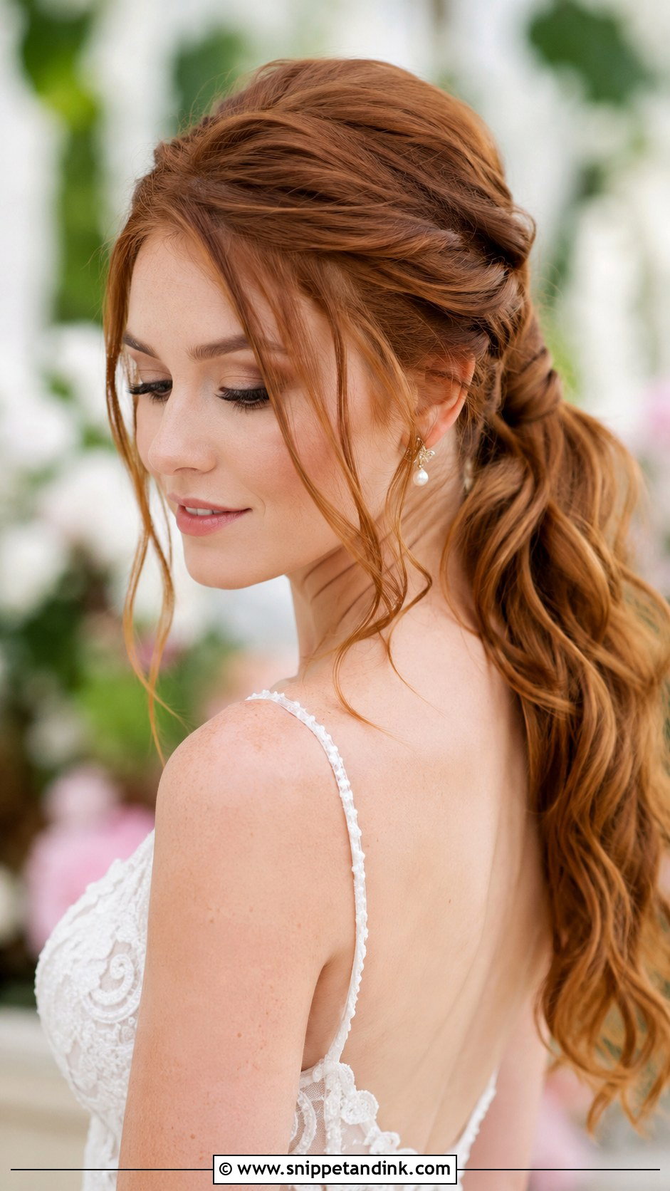 Boho Ponytail With Twists - Snippet and Ink - 25 Boho Bride Hair Ideas
