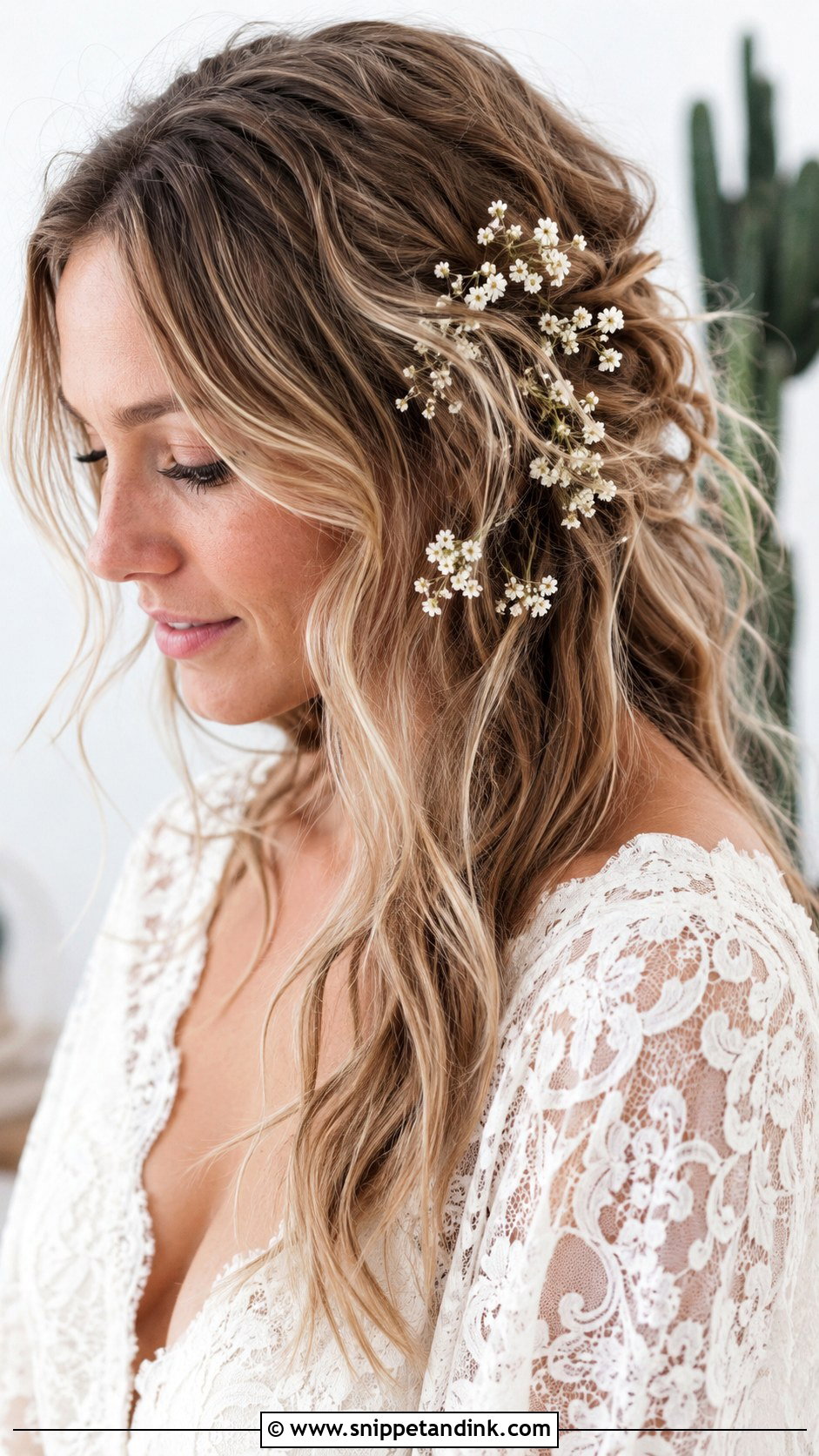 Boho Shag Wedding Hairstyle - Snippet and Ink - 15 Shag Wedding Hairstyles