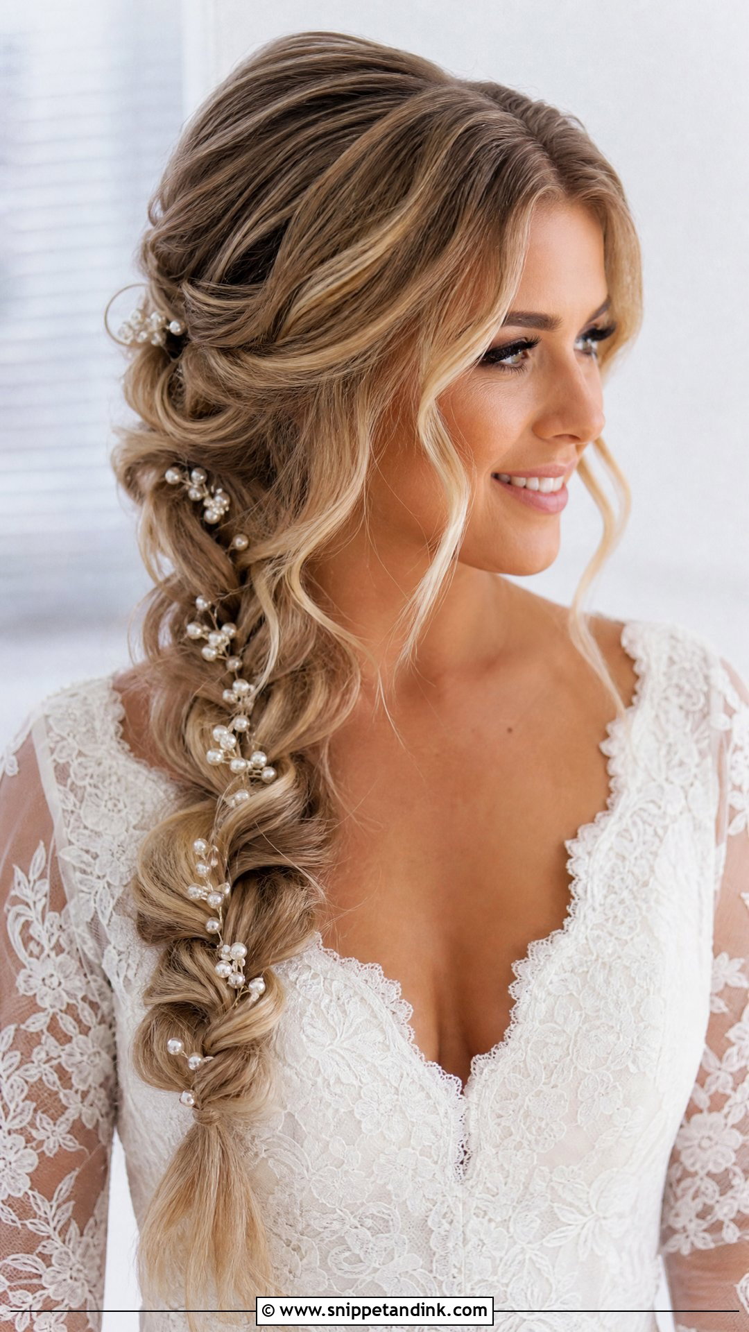 Boho Side Braid Wedding Hairstyle - Snippet and Ink - 15 Boho Braids Wedding Hairstyles