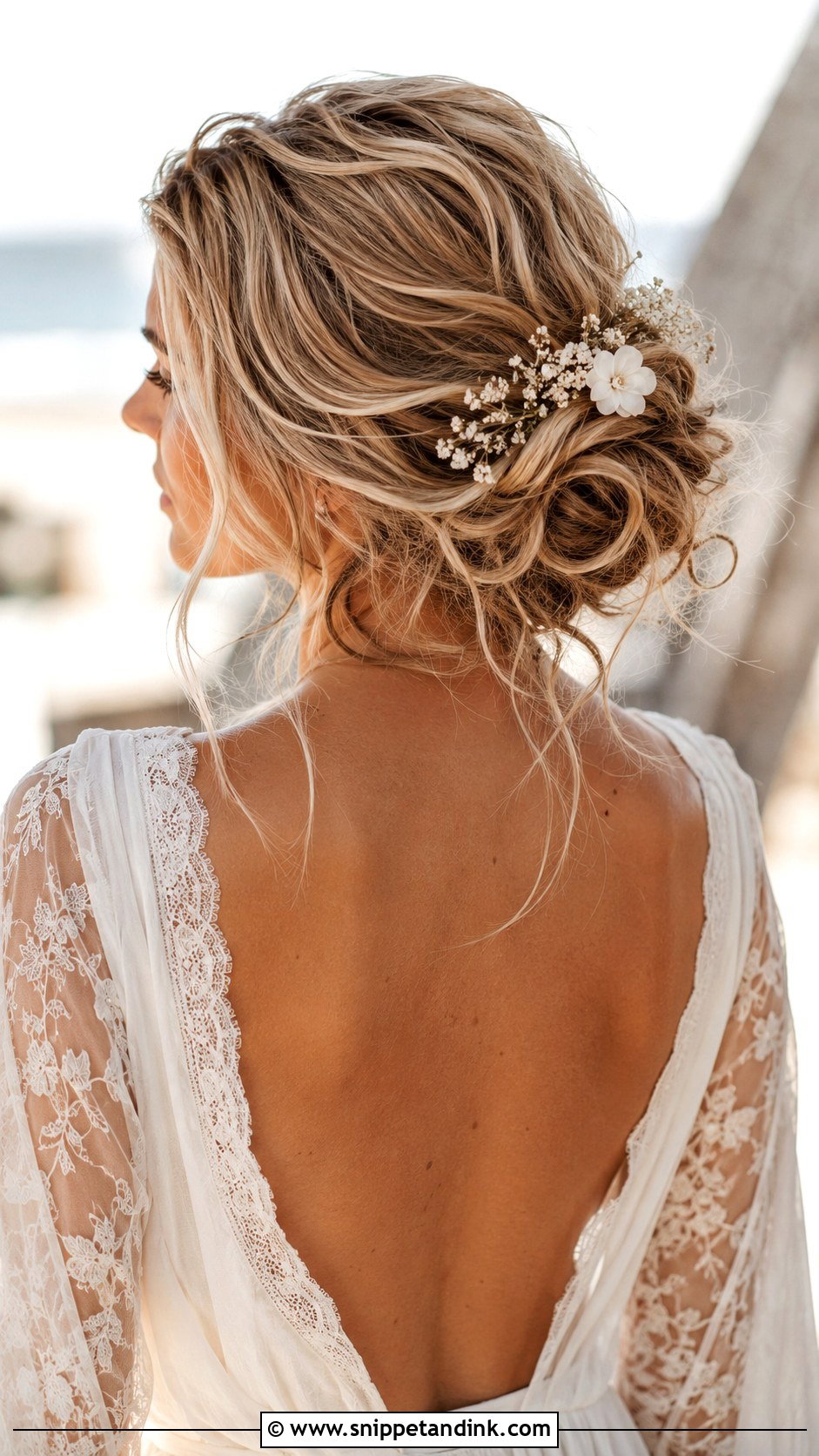 Boho Summer Wedding Updo - Snippet and Ink - 15 Summer Wedding Updos