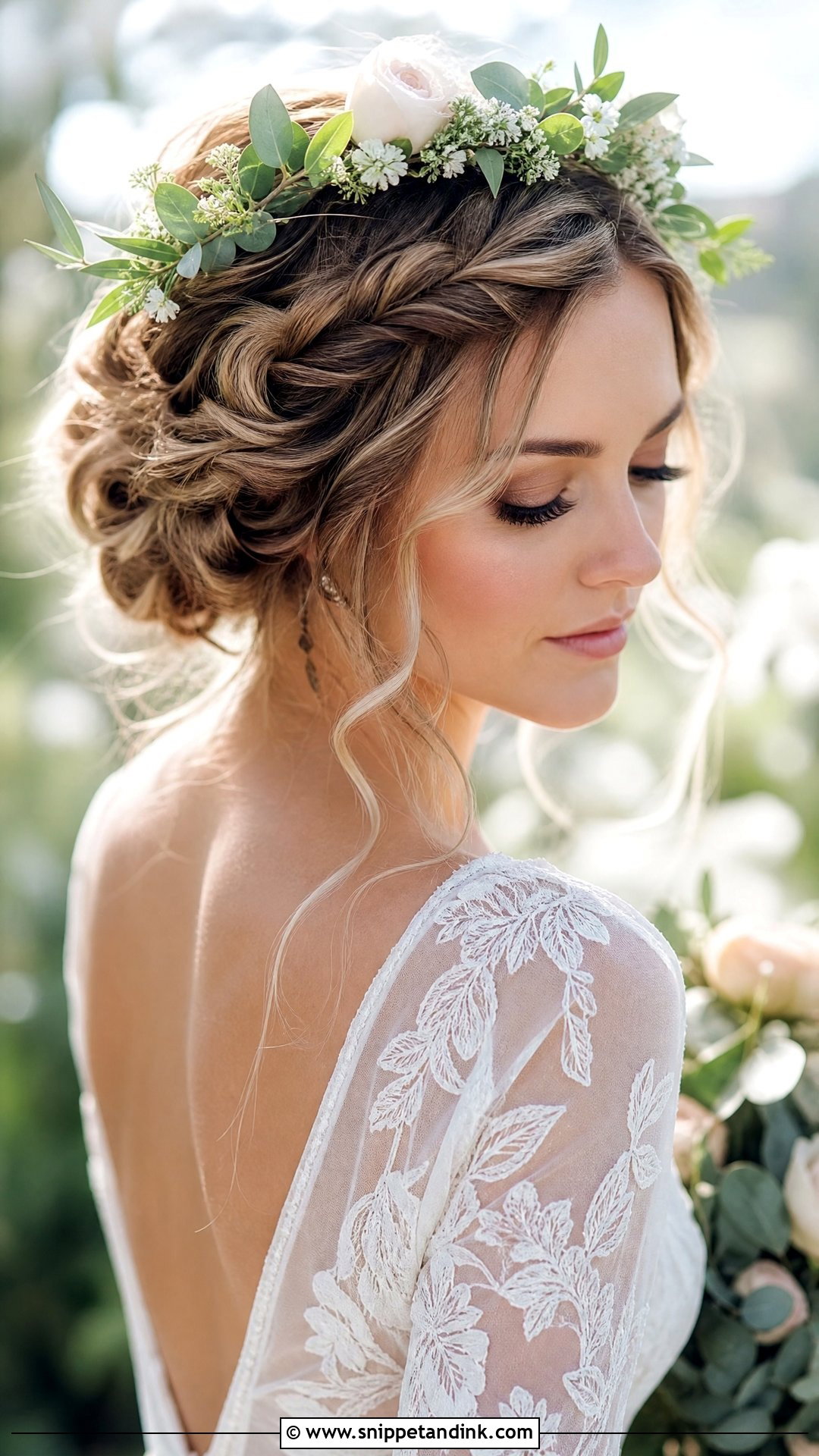 Boho Twisted Updo - Snippet and Ink - 20 Wedding Hair Inspiration Updo Hairstyle Ideas