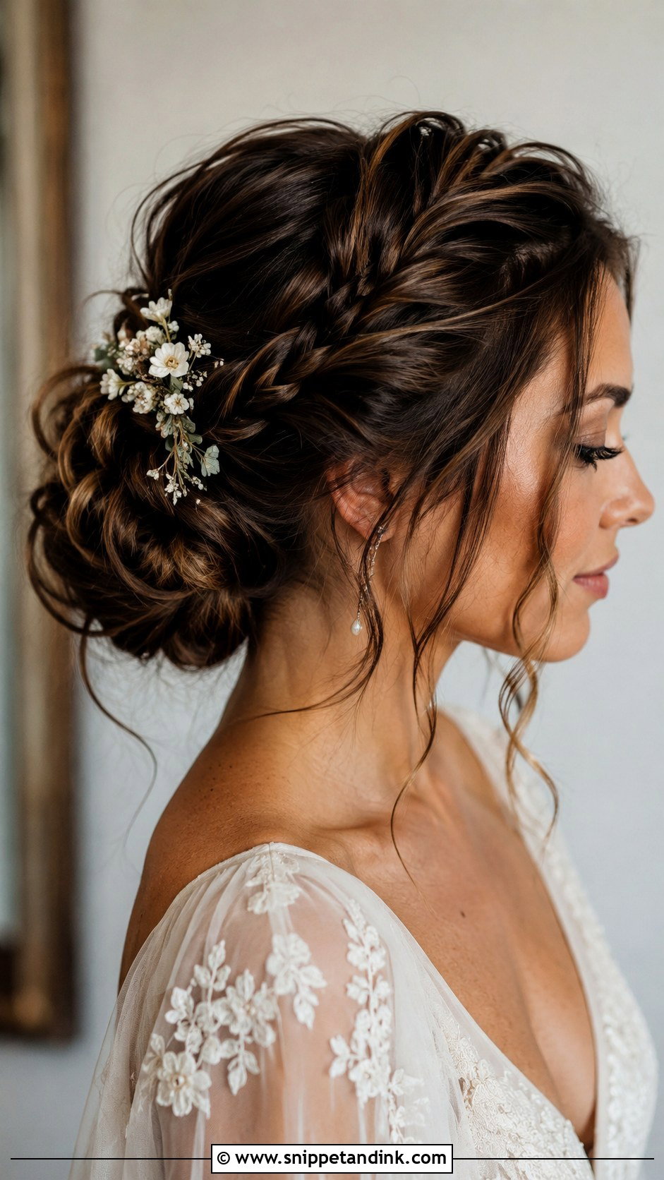 Boho Updo Wedding Hair For Round Face - Snippet and Ink - 15 Updos for Round Faces Wedding
