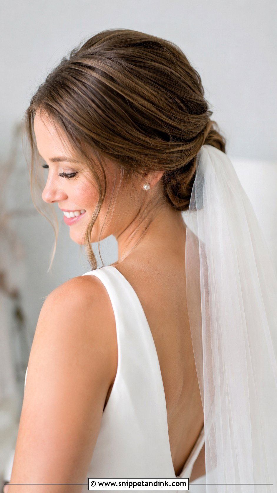 Boho Waves With Braid Detail for Elopement - Snippet and Ink - 20 Elopement Hair Ideas