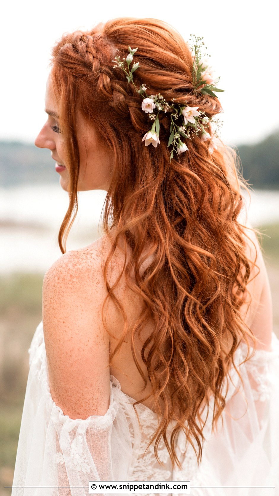 Boho Waves with Loose Curls - Snippet and Ink - 25 Wedding Hair Down with Curls