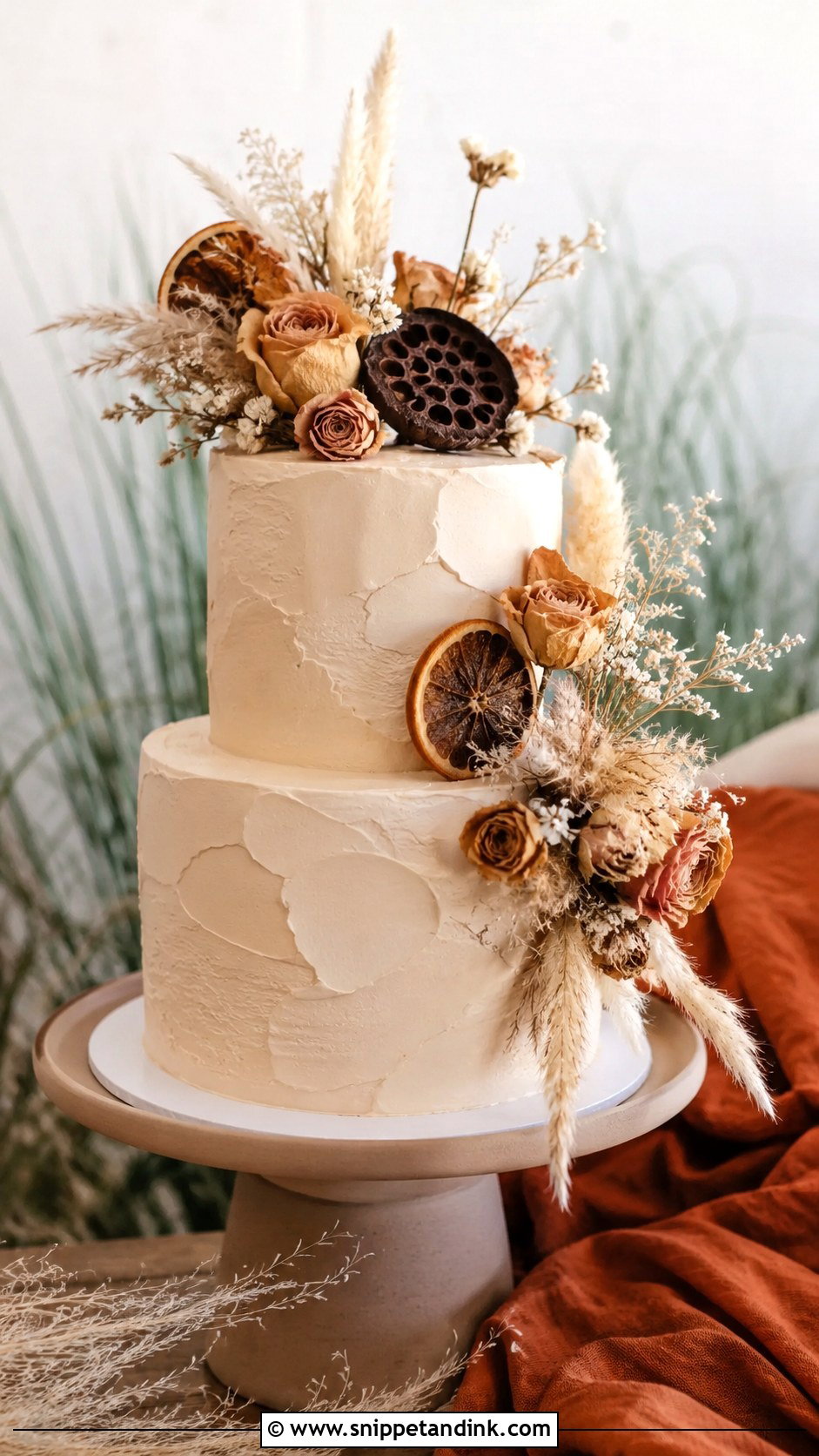 Boho Wedding Cake - Snippet and Ink - 25 Wedding Cake Gif