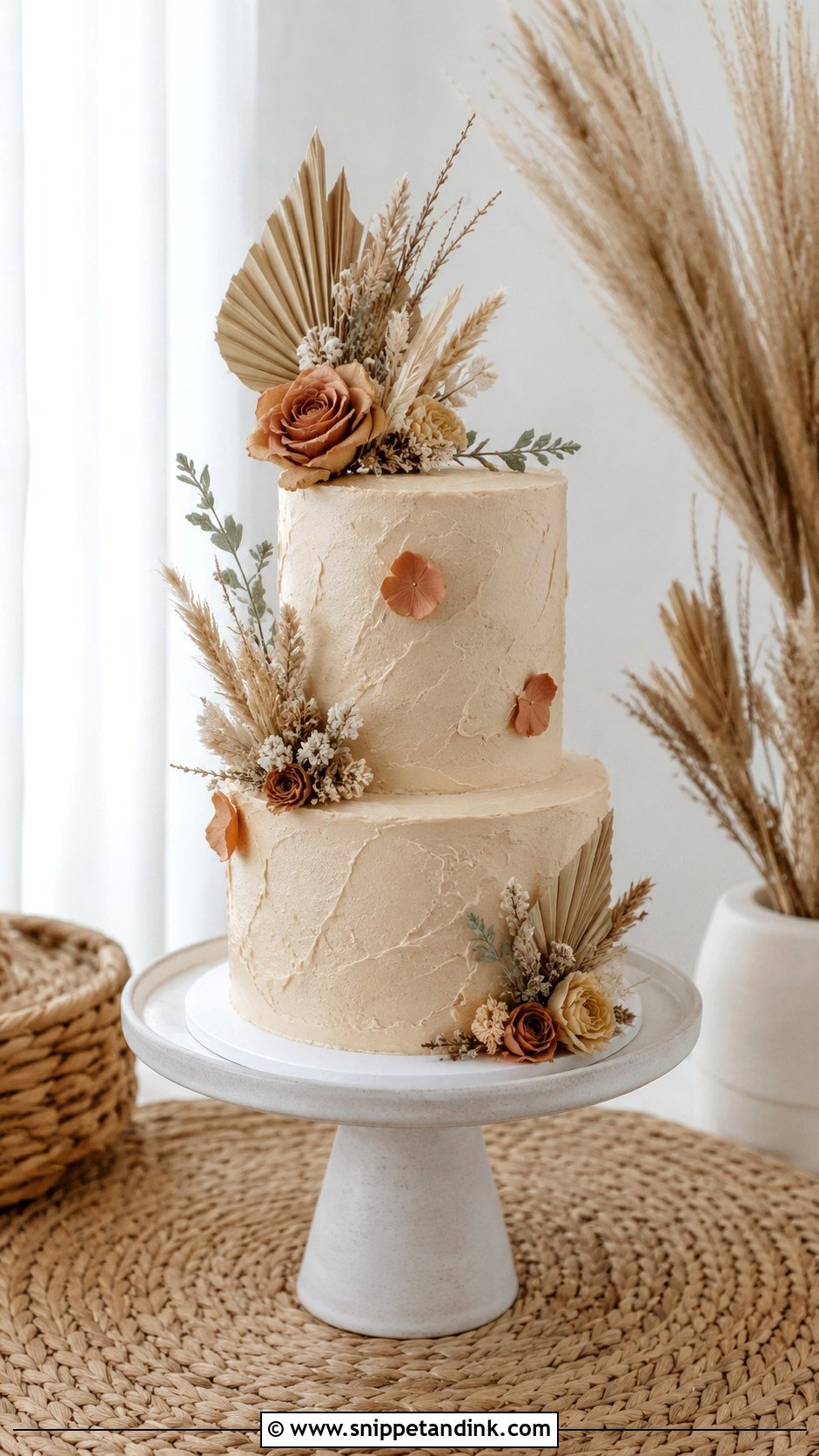 Boho Wedding Cake - Snippet and Ink - 20 Cakes with Pictures for Wedding