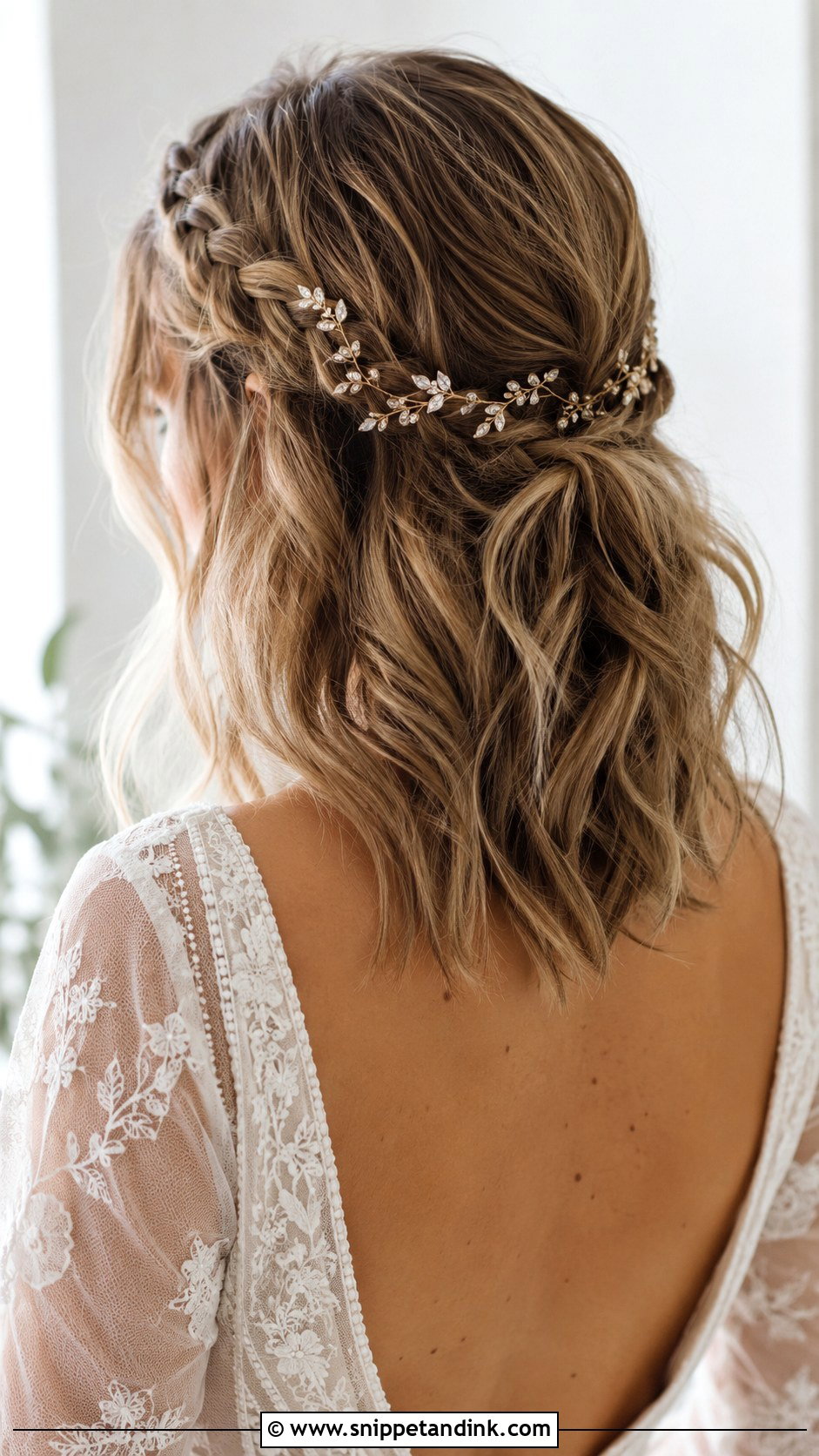 Boho Wedding Hair - Snippet and Ink - 20 Hairstyles for Medium Hair for Wedding