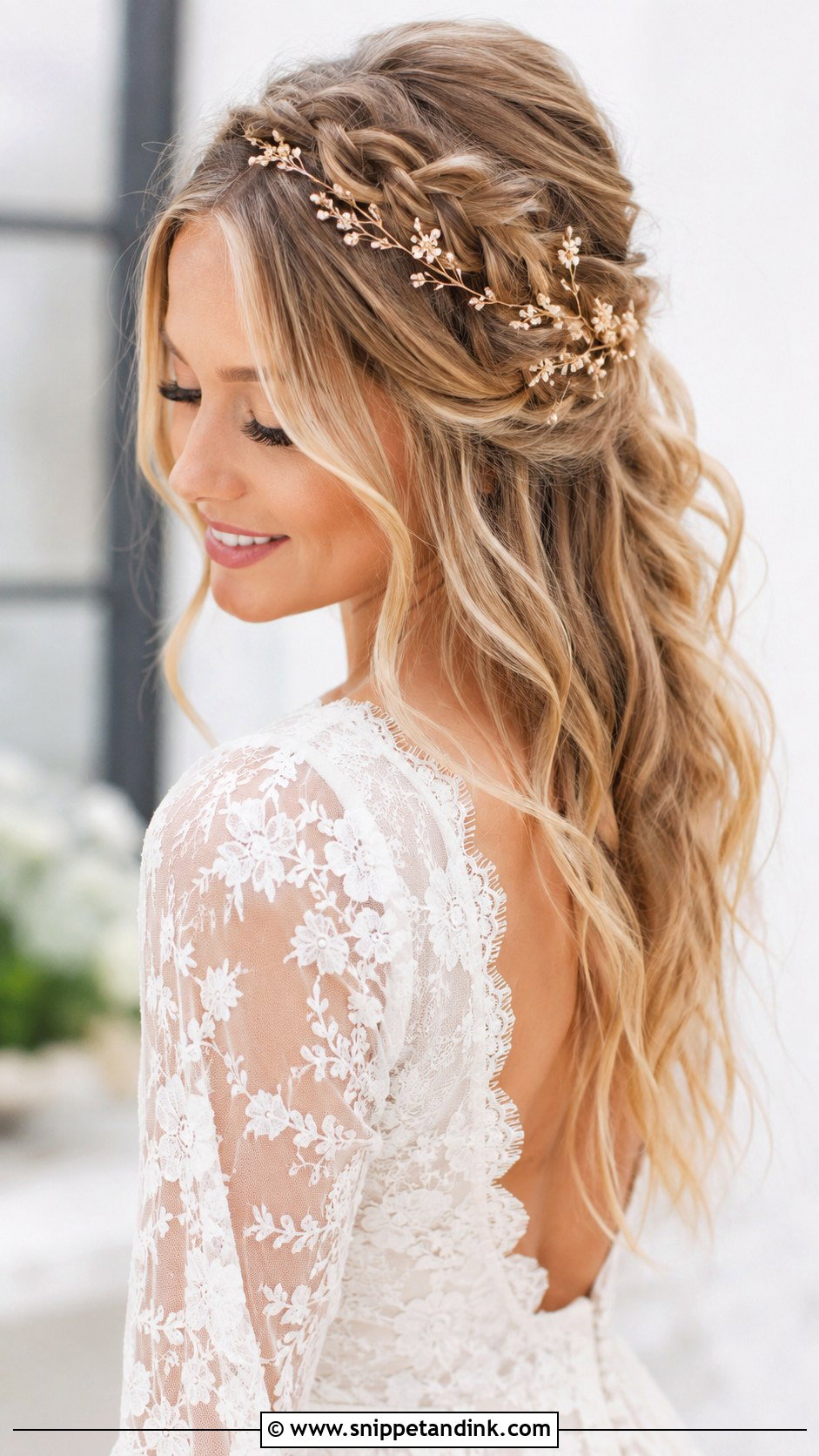 Boho Wedding Hairstyle - Snippet and Ink - 30 Easy Wedding Hairstyles