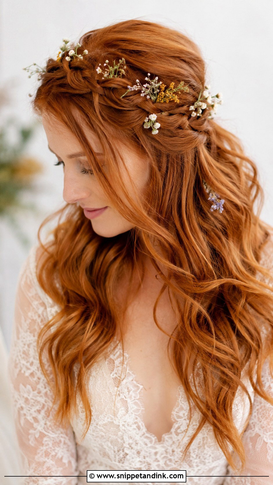 Boho Wedding Hairstyle - Snippet and Ink - 20 Hairstyle Idea for Wedding Ideas