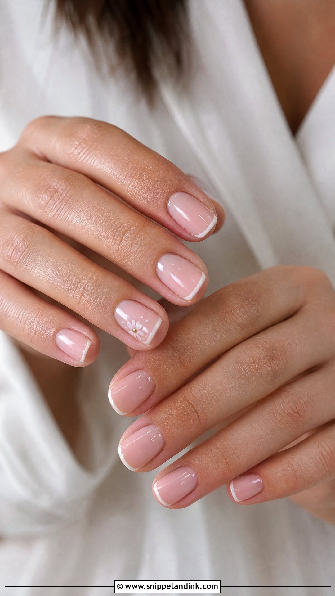 Boho Wedding Nails With Sheer Pink - Snippet and Ink - 25 Boho Wedding Nails