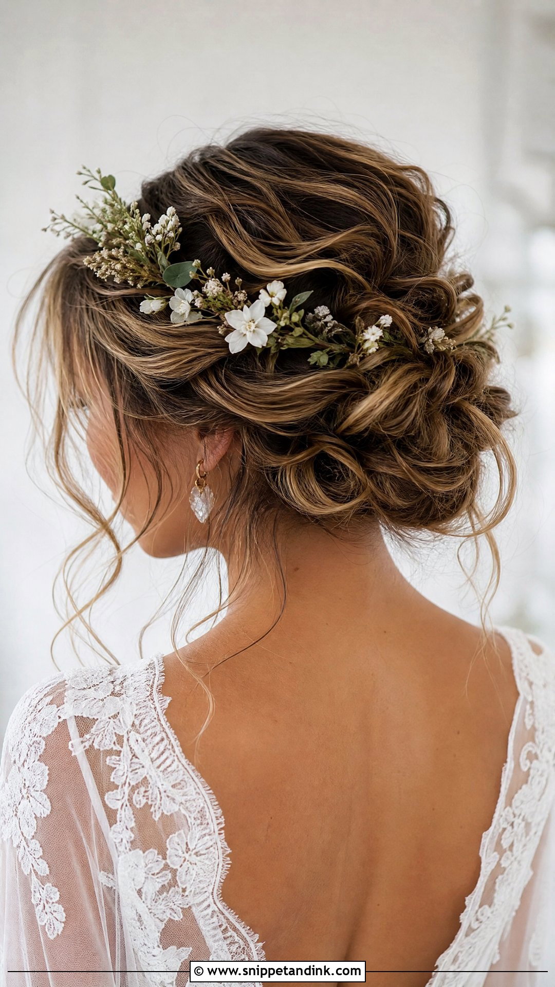 Boho Wedding Updo - Snippet and Ink - 20 Romantic Wedding Hair Updo Ideas