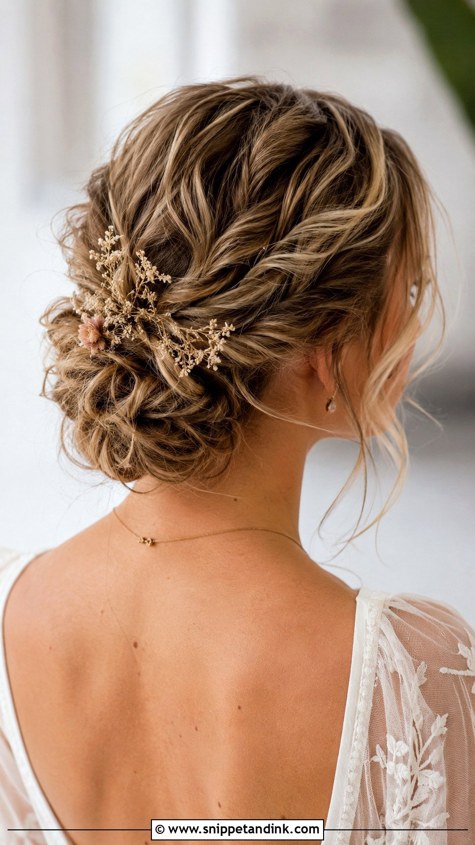 Boho Wedding Updo For Medium Hair - Snippet and Ink - 15 Wedding Updo for Medium Length Hair Ideas