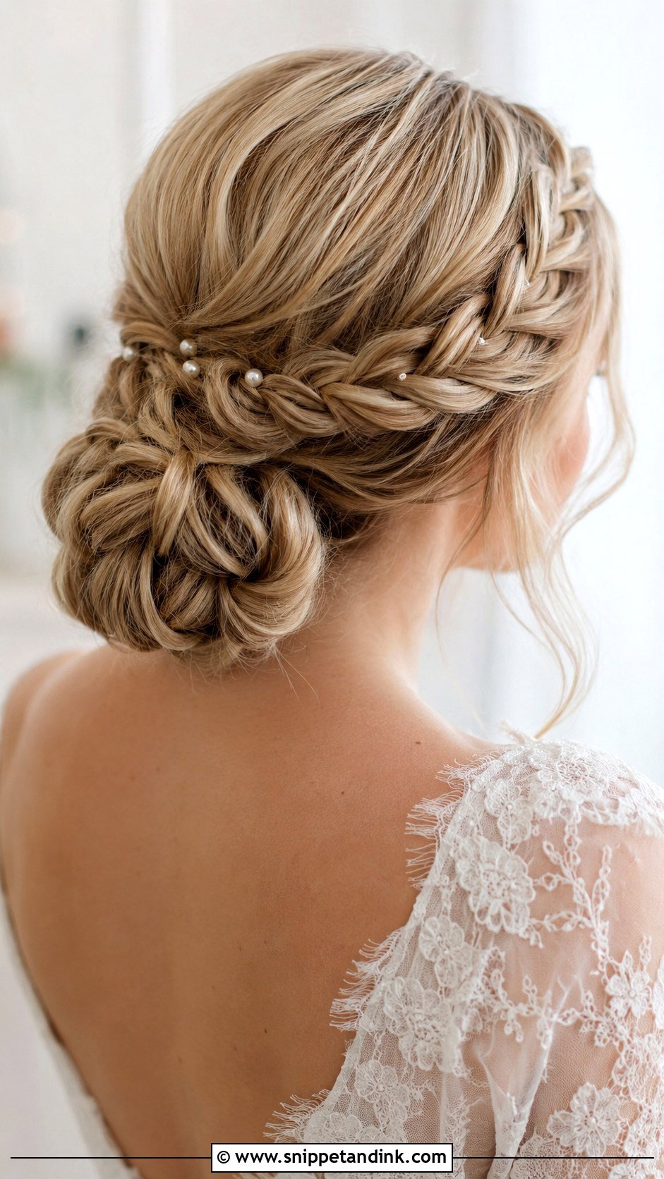Boho Wedding Updo For Medium Hair - Snippet and Ink - 15 Medium Length Hair Updos Wedding
