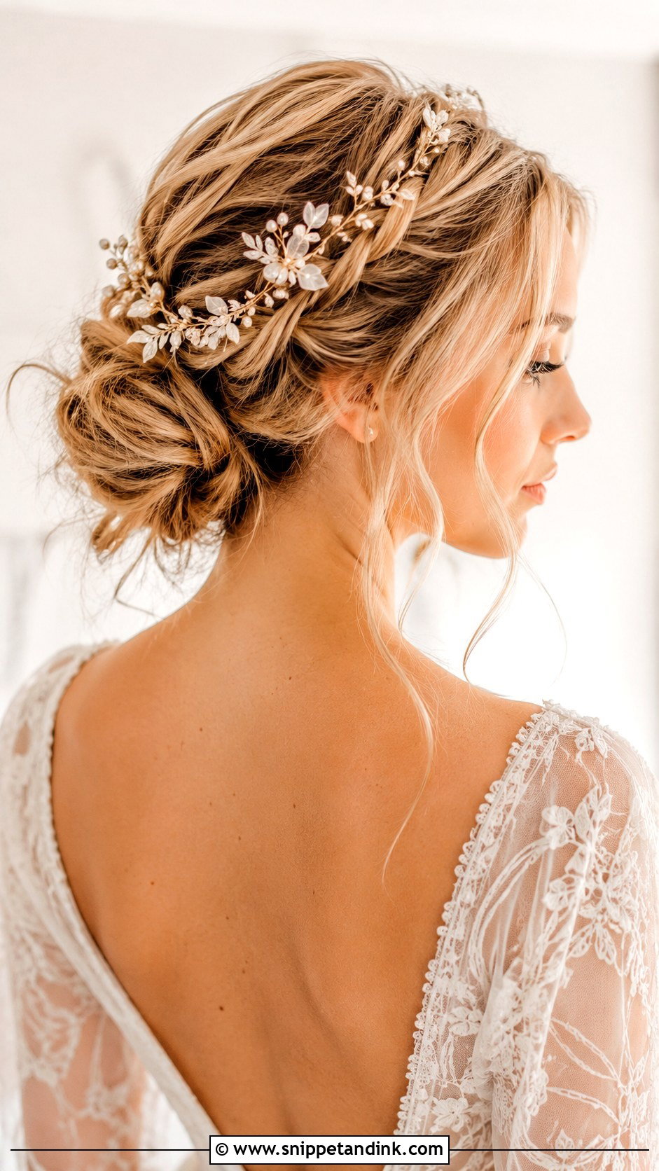 Boho Wedding Updo - Snippet and Ink - 15 Updo Hairstyle Wedding Ideas