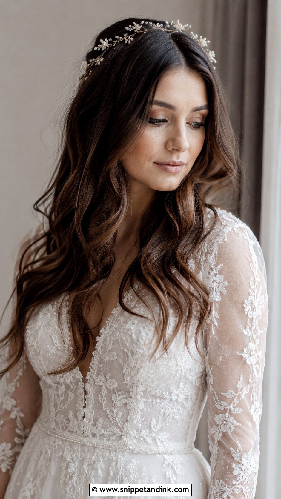 Boho Wedding Waves - Snippet and Ink - 20 Barbara Palvin Wedding Hair Ideas
