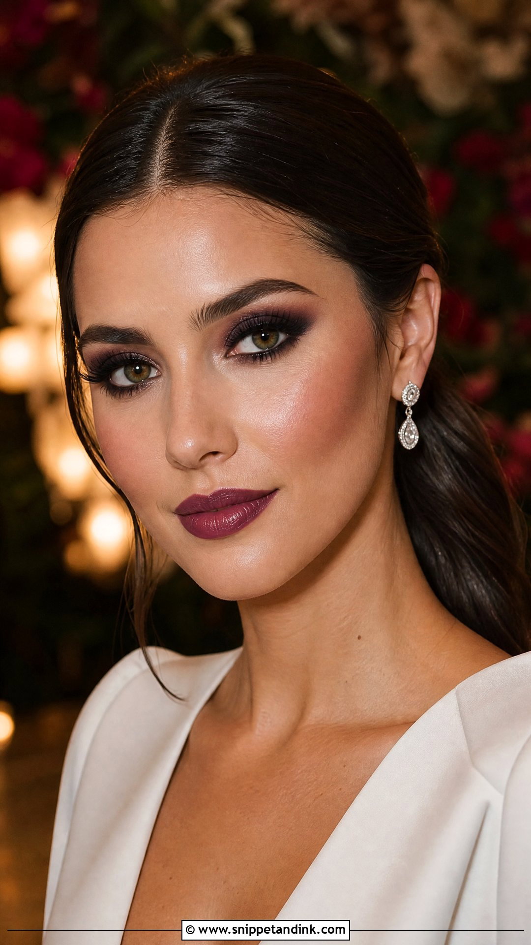 Bold Bridal Makeup - Snippet and Ink - 20 Wedding Bride Makeup Looks