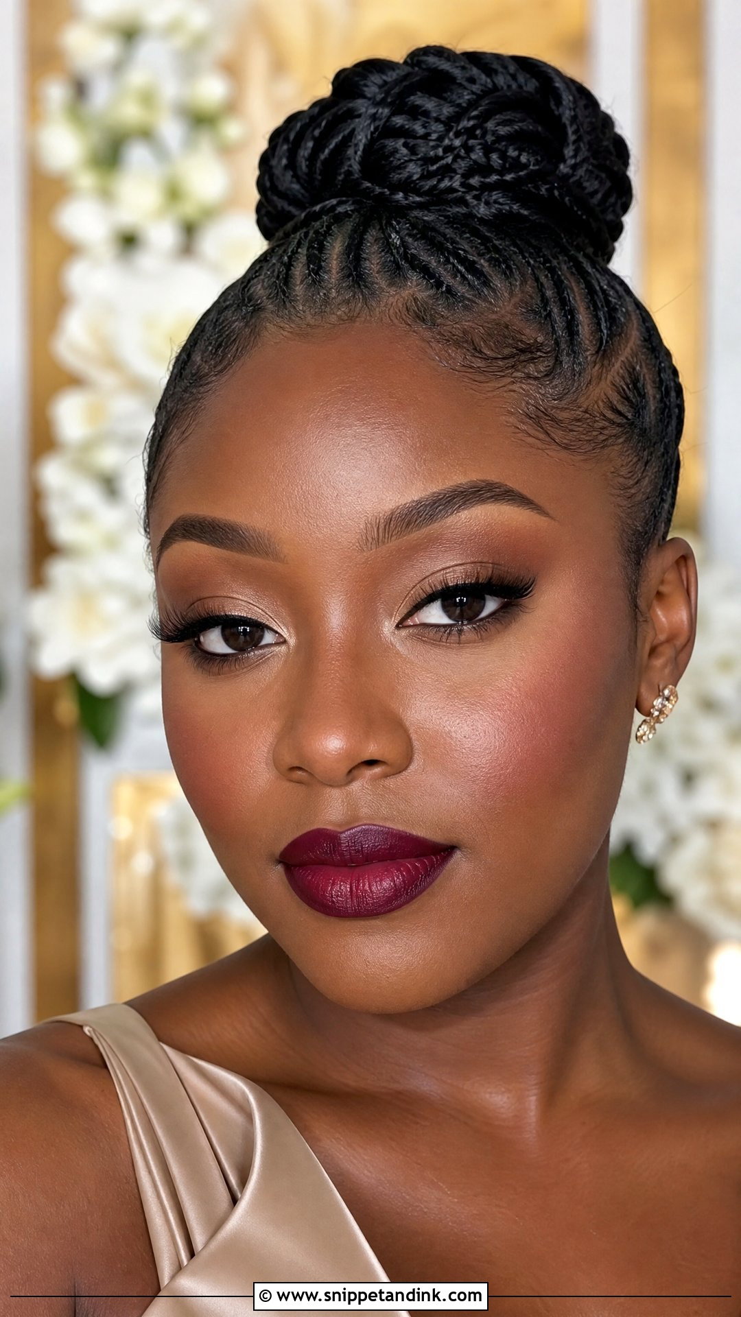 Bold Lip Bridal Party Makeup - Snippet and Ink - 25 Bridal Party Makeup Ideas