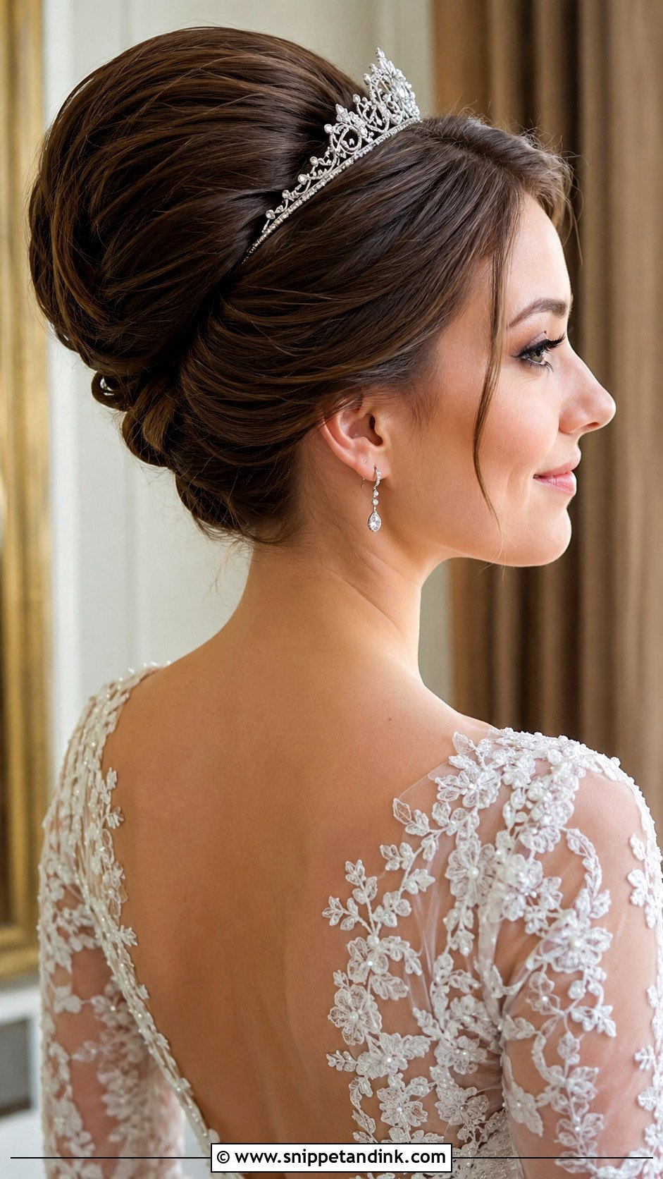 Bouffant Bridal Updo - Snippet and Ink - 25 Vintage Wedding Hair Ideas