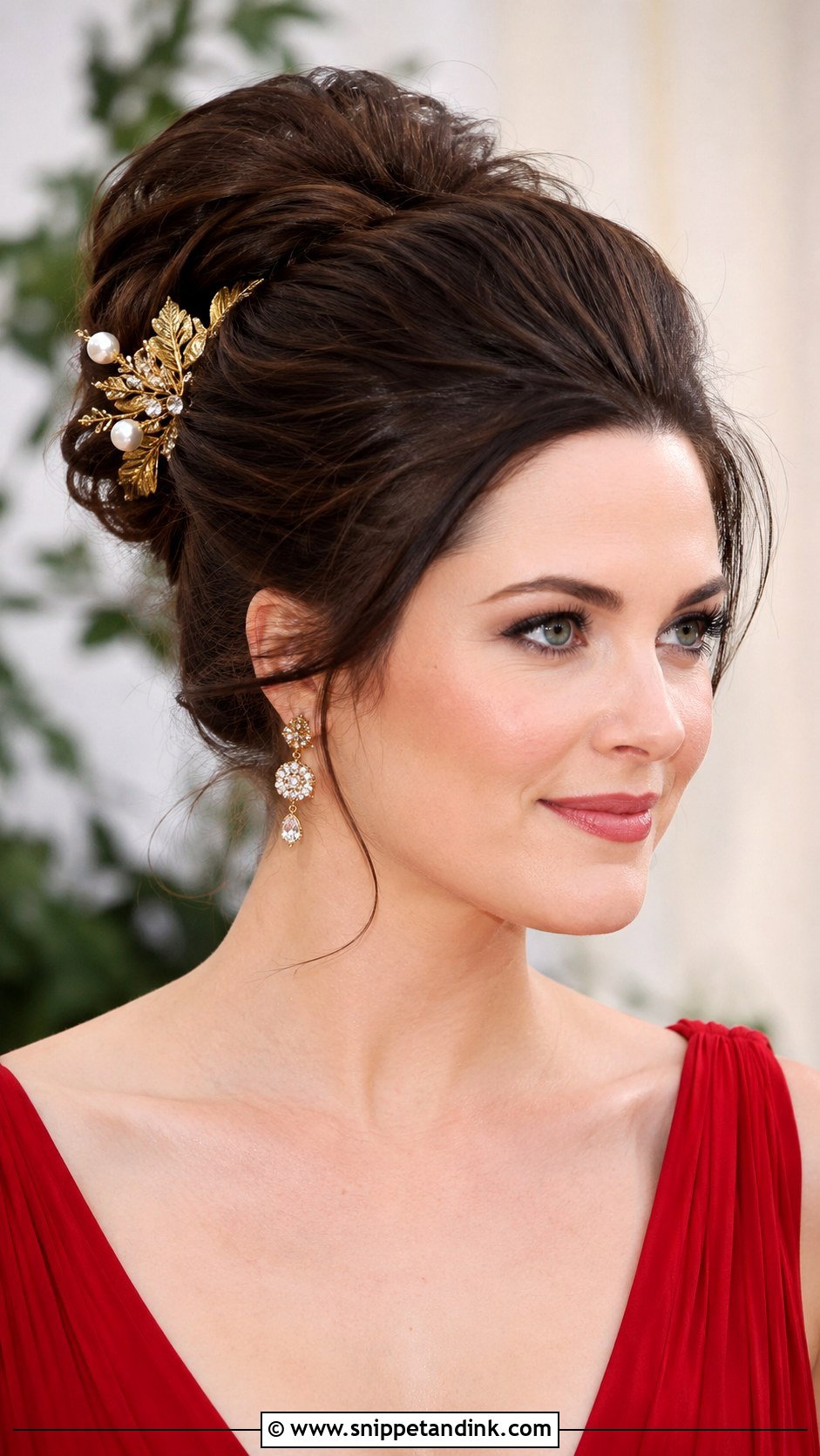Bouffant Updo - Snippet and Ink - 25 Wedding Guest Hair Updo Ideas