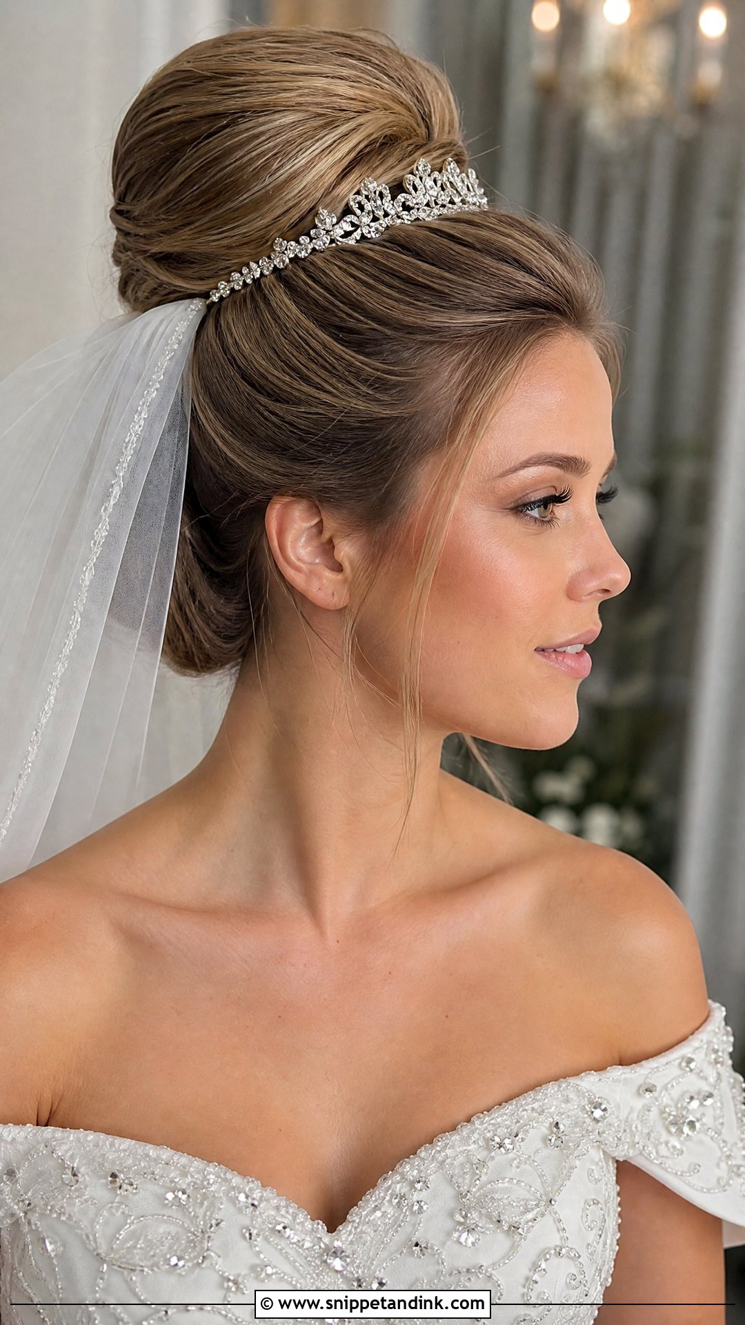 Bouffant Updo Wedding Hairstyle - Snippet and Ink - 20 Traditional Wedding Hairstyles