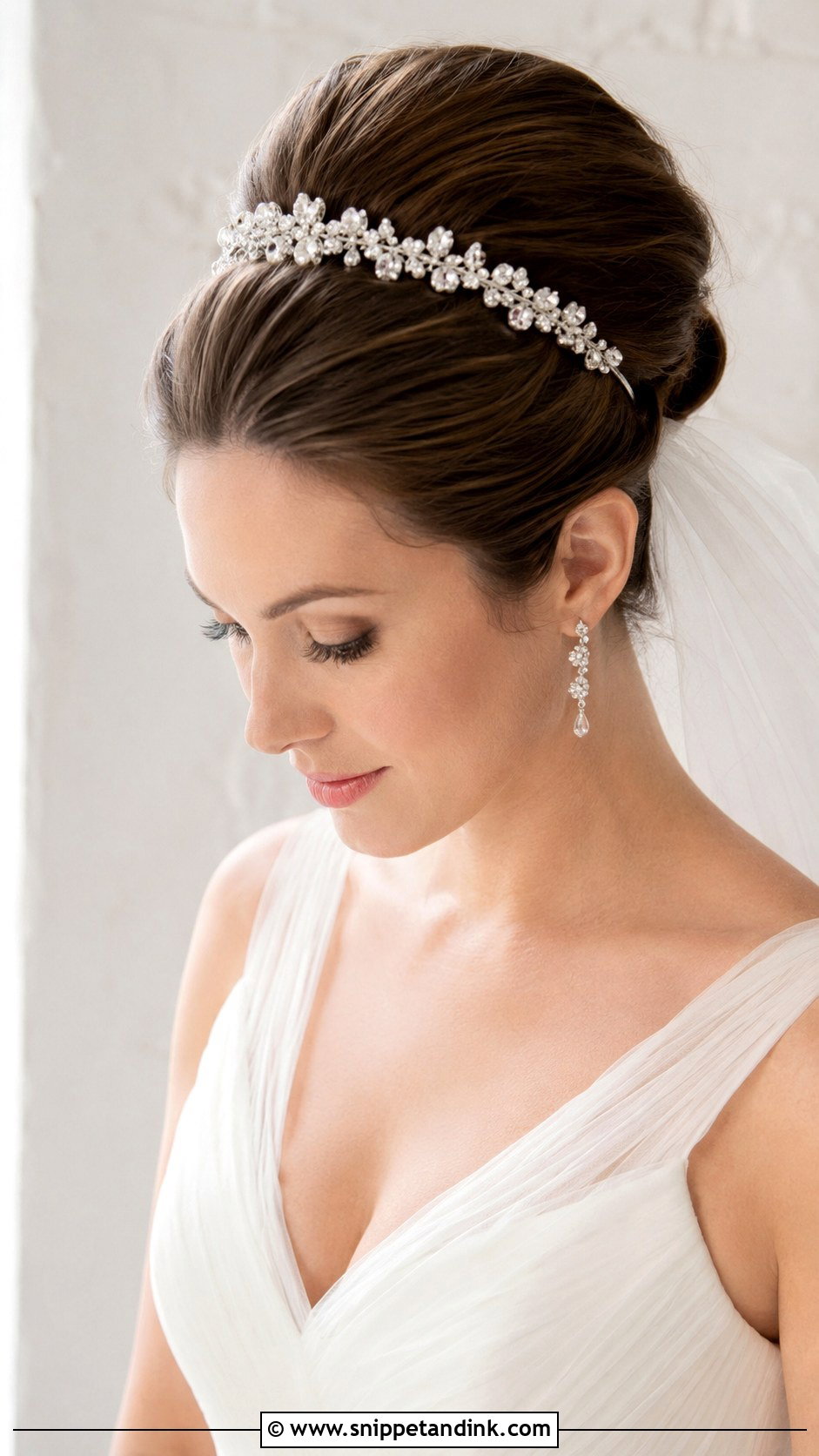 Bouffant Updo for Brides - Snippet and Ink - 25 Vintage Wedding Hairstyles