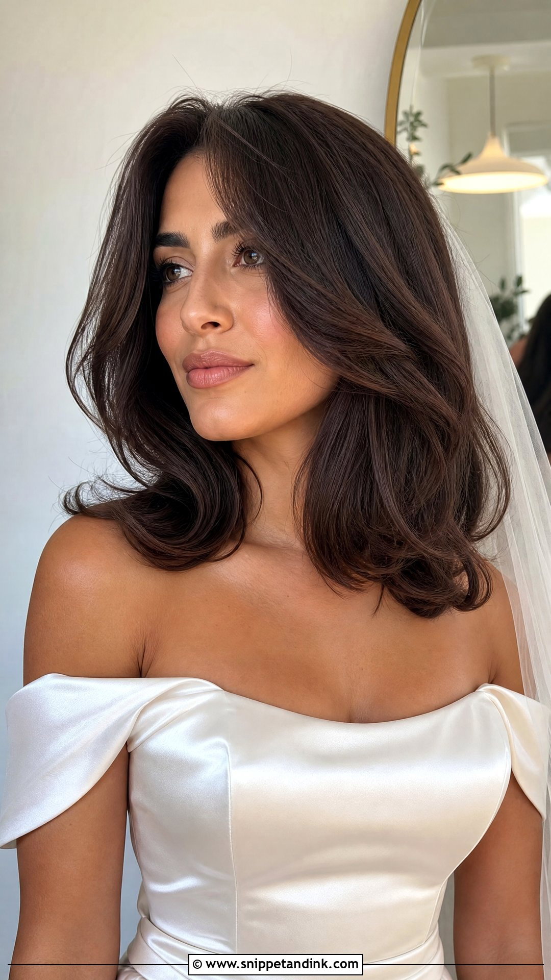 Bouncy Blow Dry Wedding Hair For Medium Hair - Snippet and Ink - 15 Bouncy Blow Dry Wedding Hair Ideas