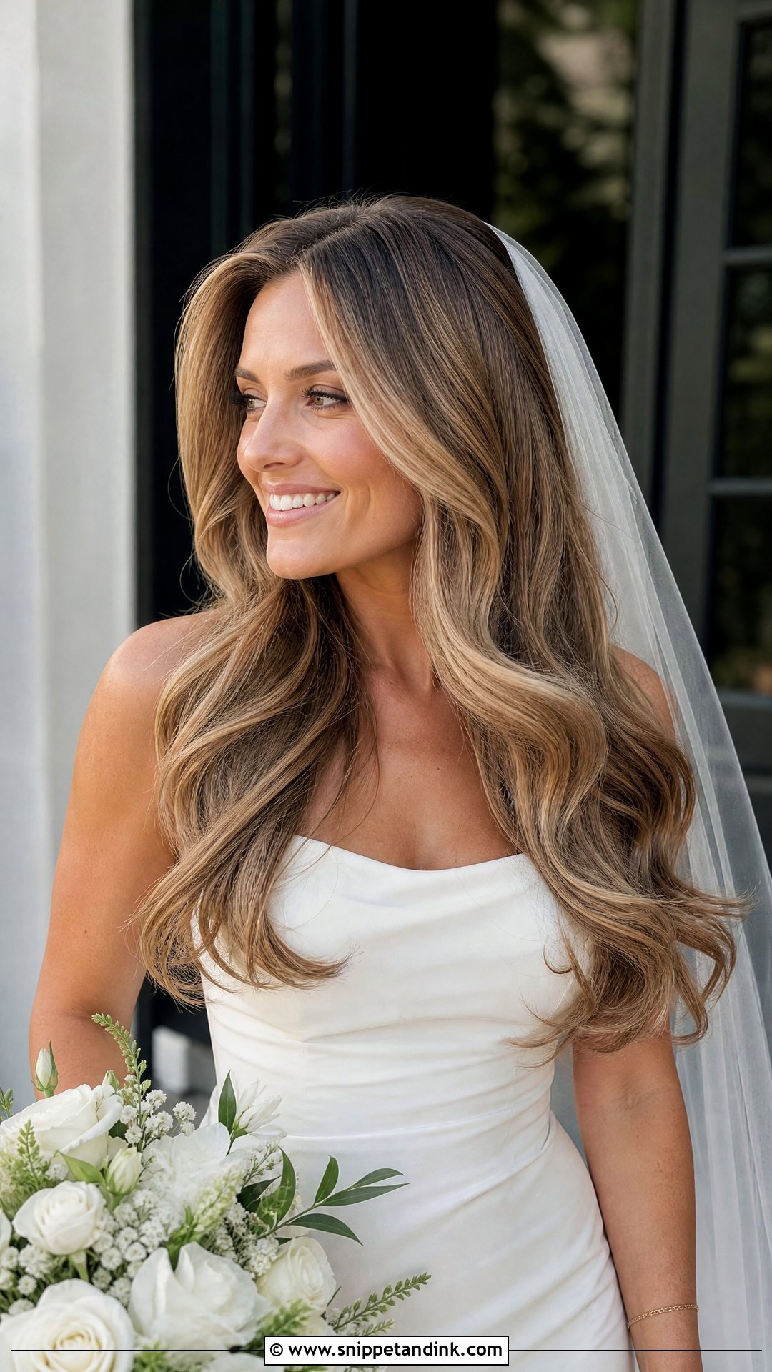 Bouncy Blowout Wedding Hair For Long Hair - Snippet and Ink - 15 Bouncy Blowout Wedding Hair Ideas