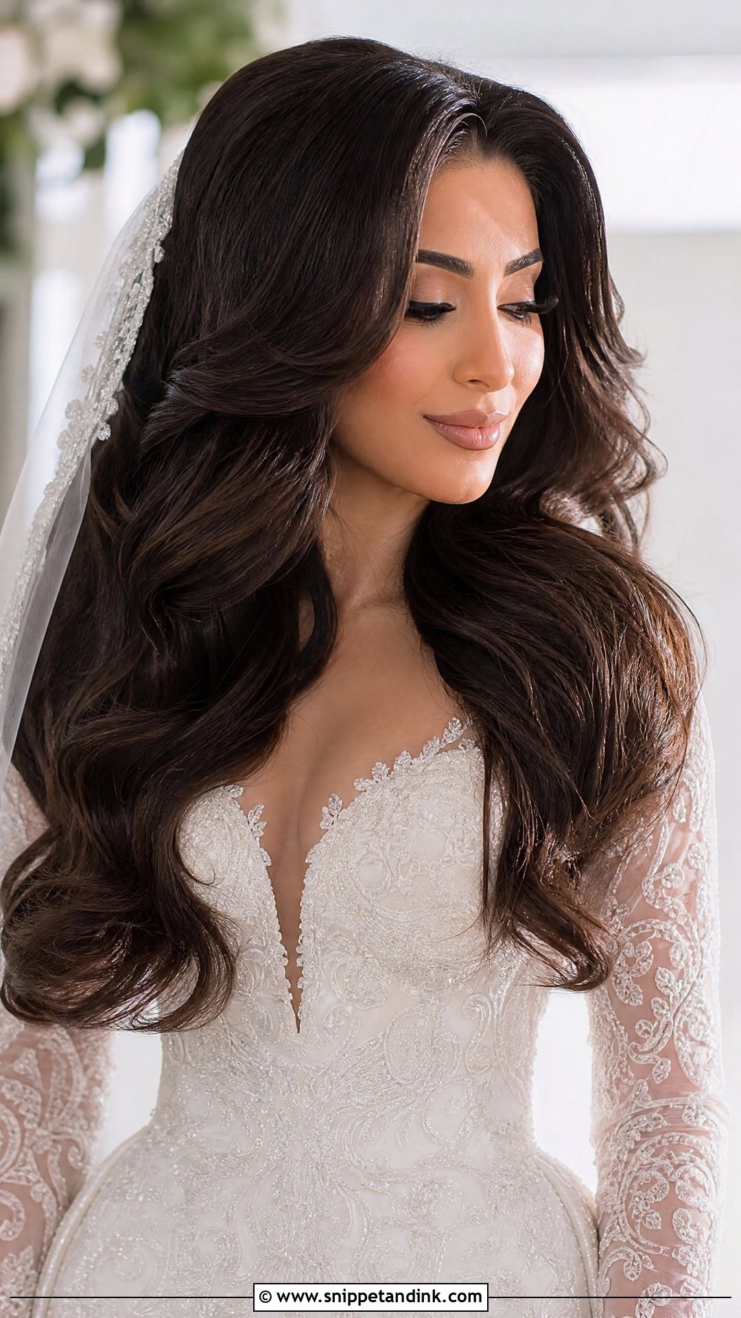 Bouncy Blowout Wedding Hair For Thick Hair - Snippet and Ink - 15 Bouncy Blowout Wedding Hair Ideas
