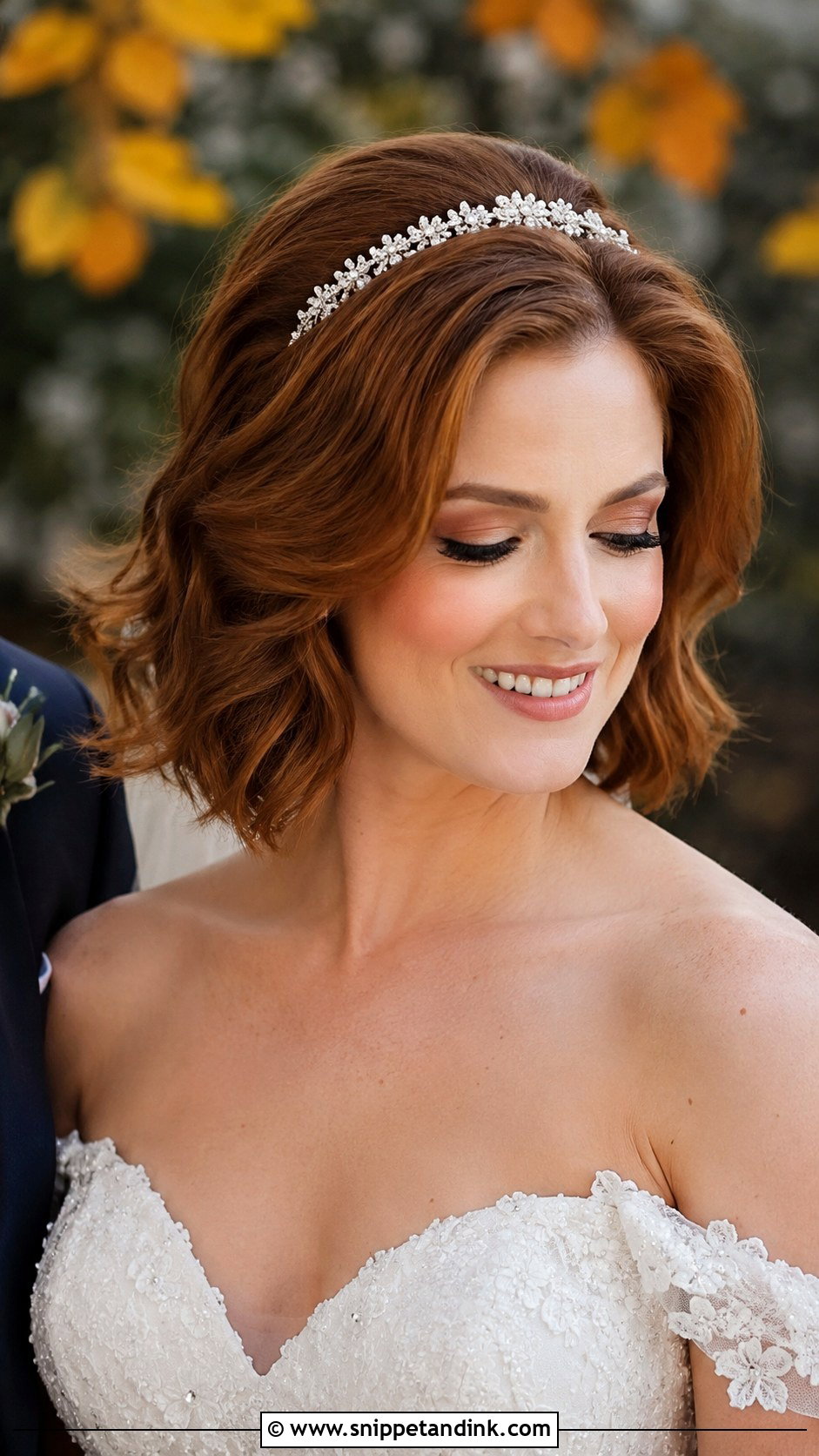Bouncy Blowout for Short Hair - Snippet and Ink - 25 Short Hair for Wedding Ideas