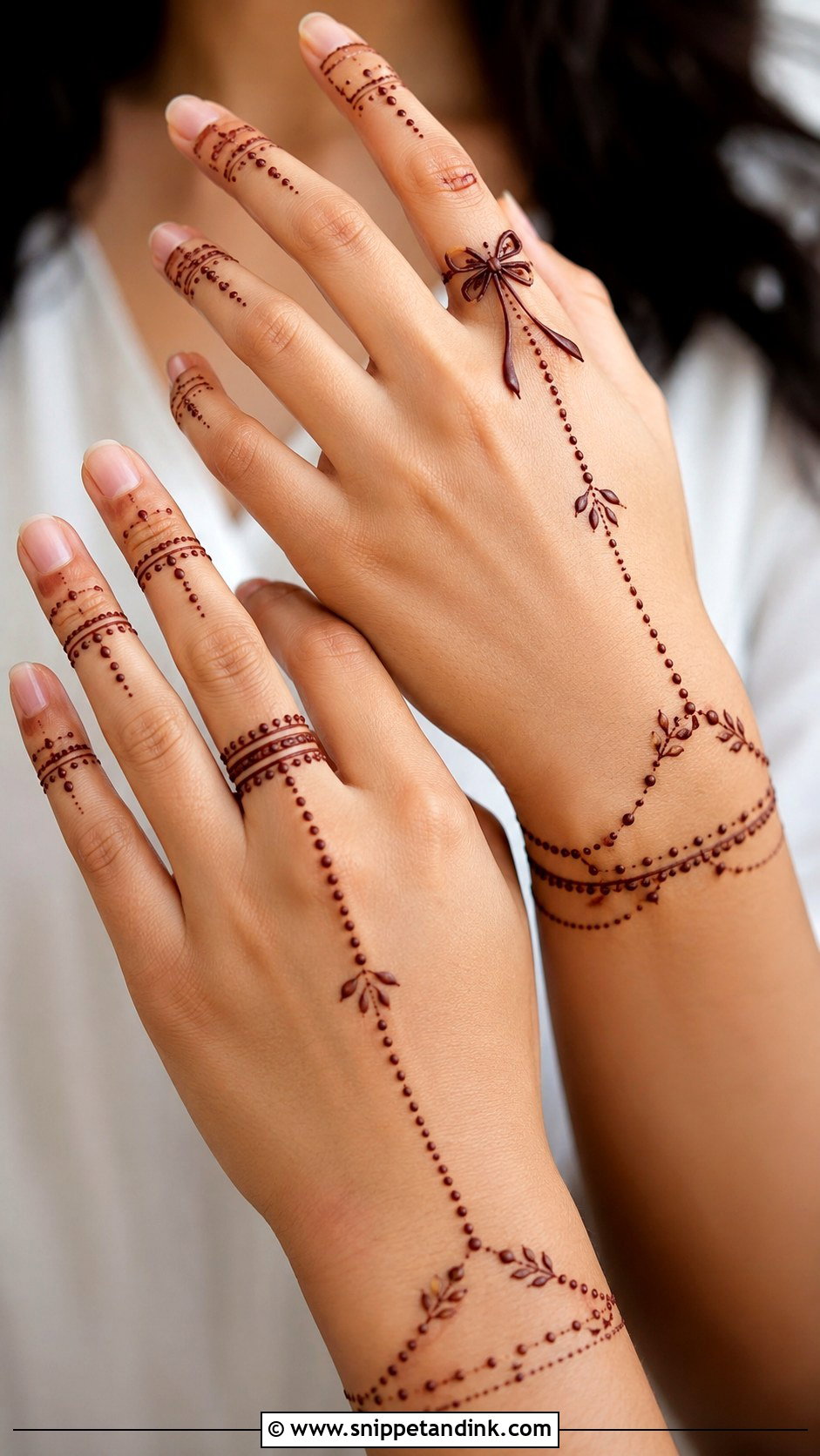 Bow Ring Mehndi Design - Snippet and Ink - 30 Bow Mehndi Designs